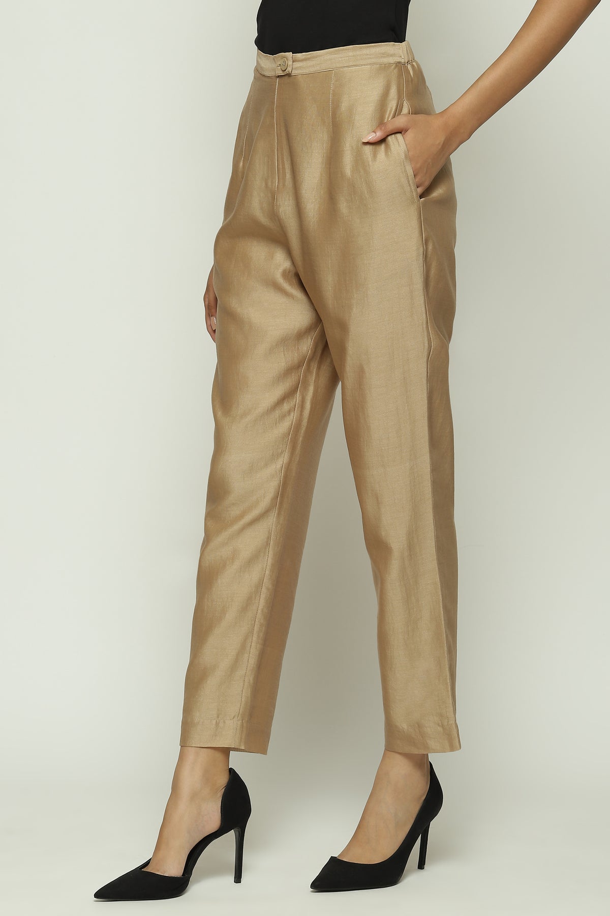 Solid Classics Biscuit Trouser