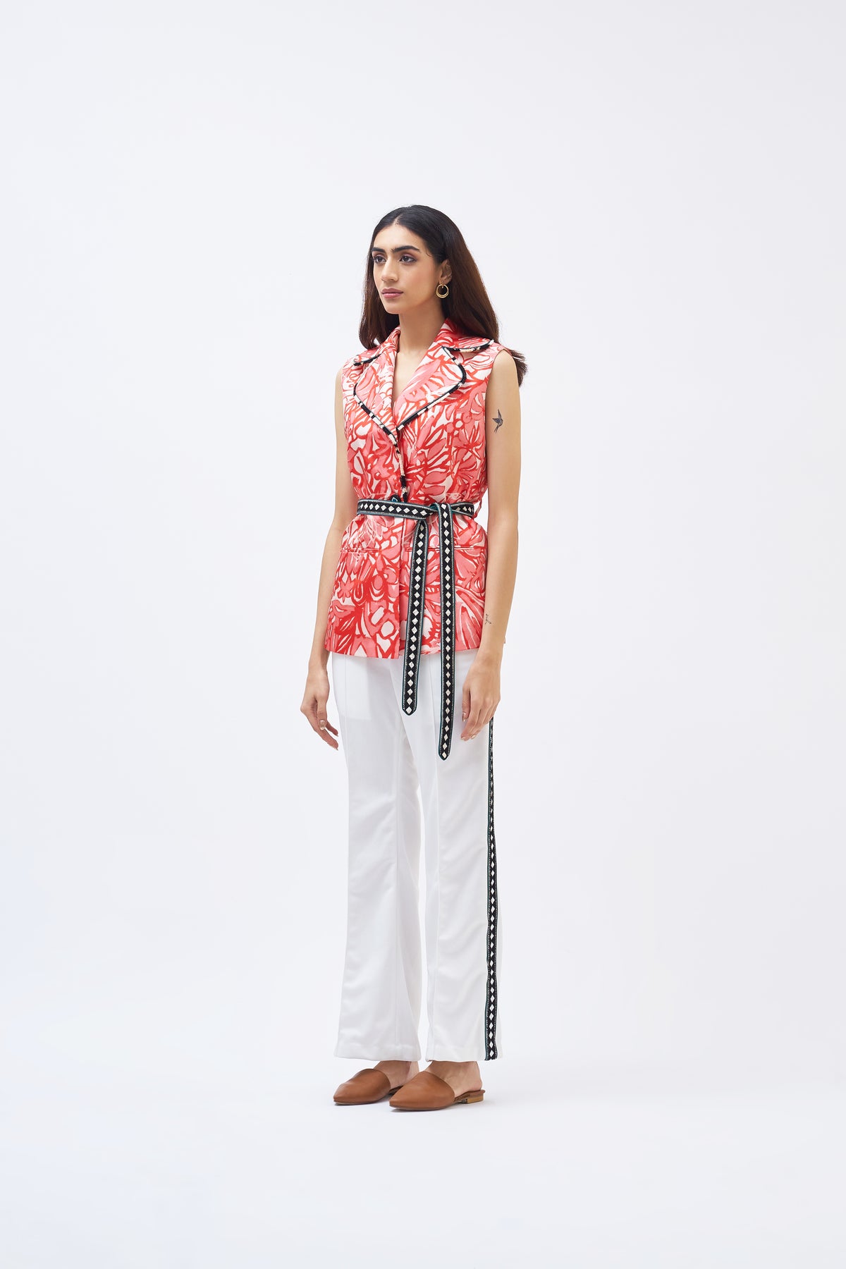 Masai Coral Pink Pant Suit