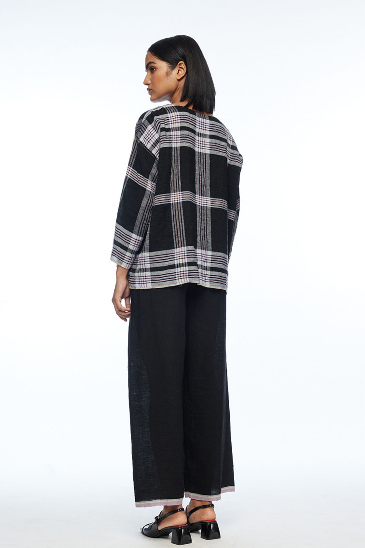 Caesia Boat Neck Boxy Top