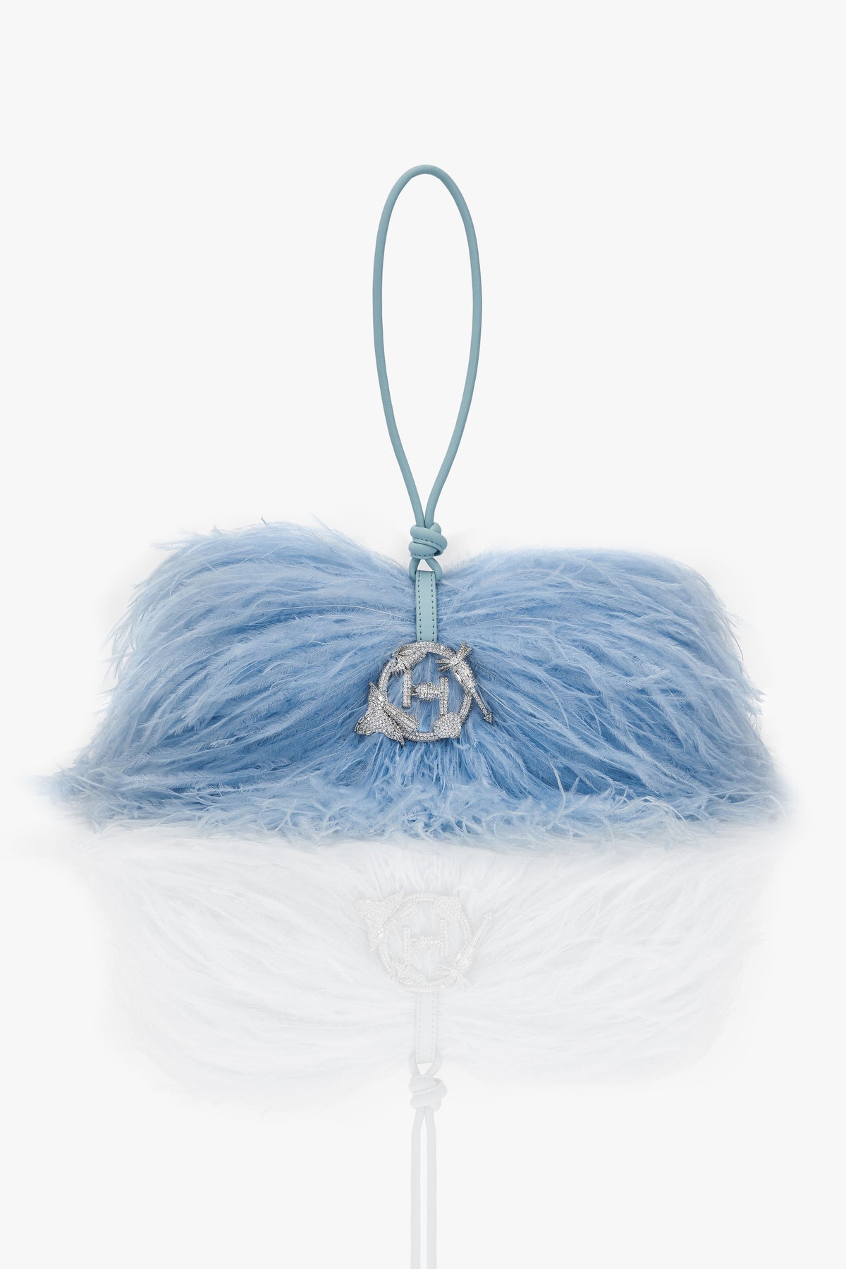 The Scarlet Delphine Blue Midi Bag