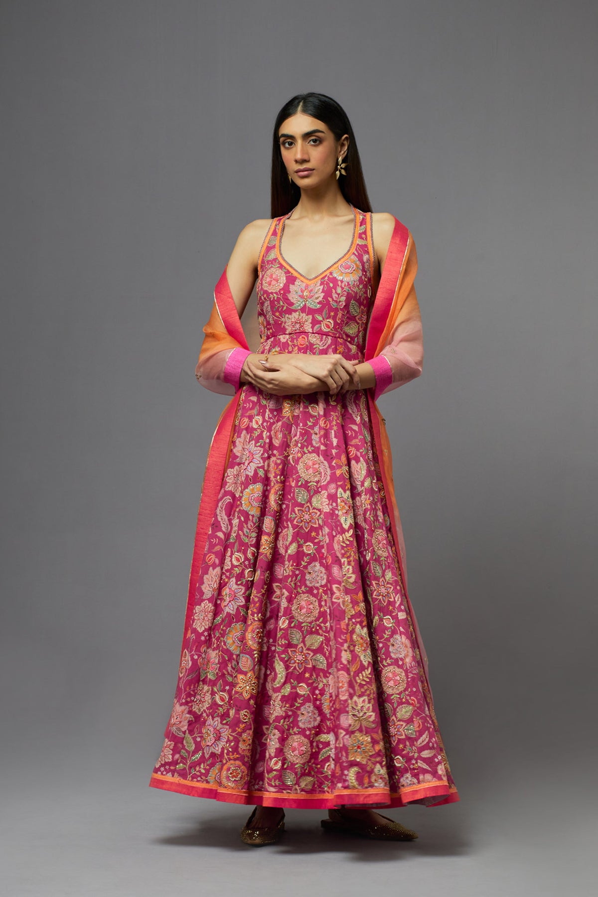 Fuchsia Kalidaar Set