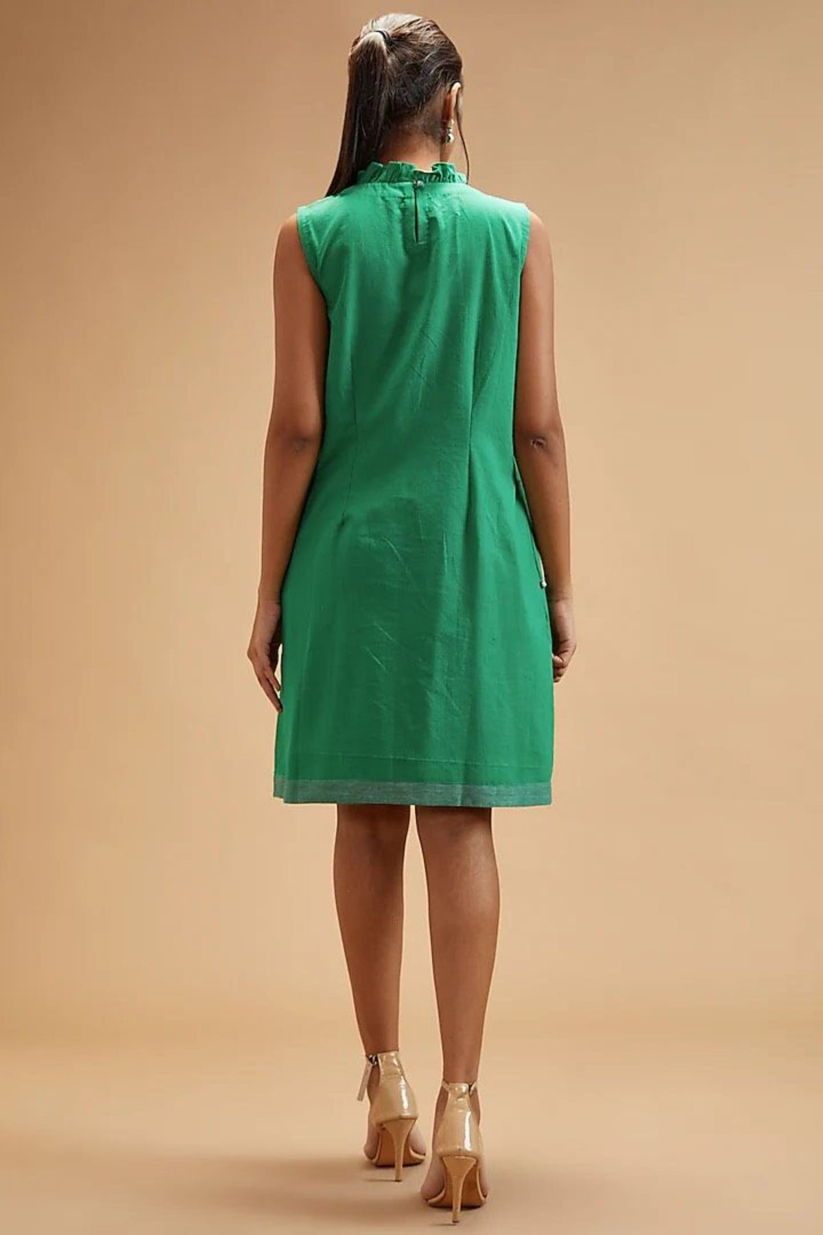 Clara Green Pleated Tunic