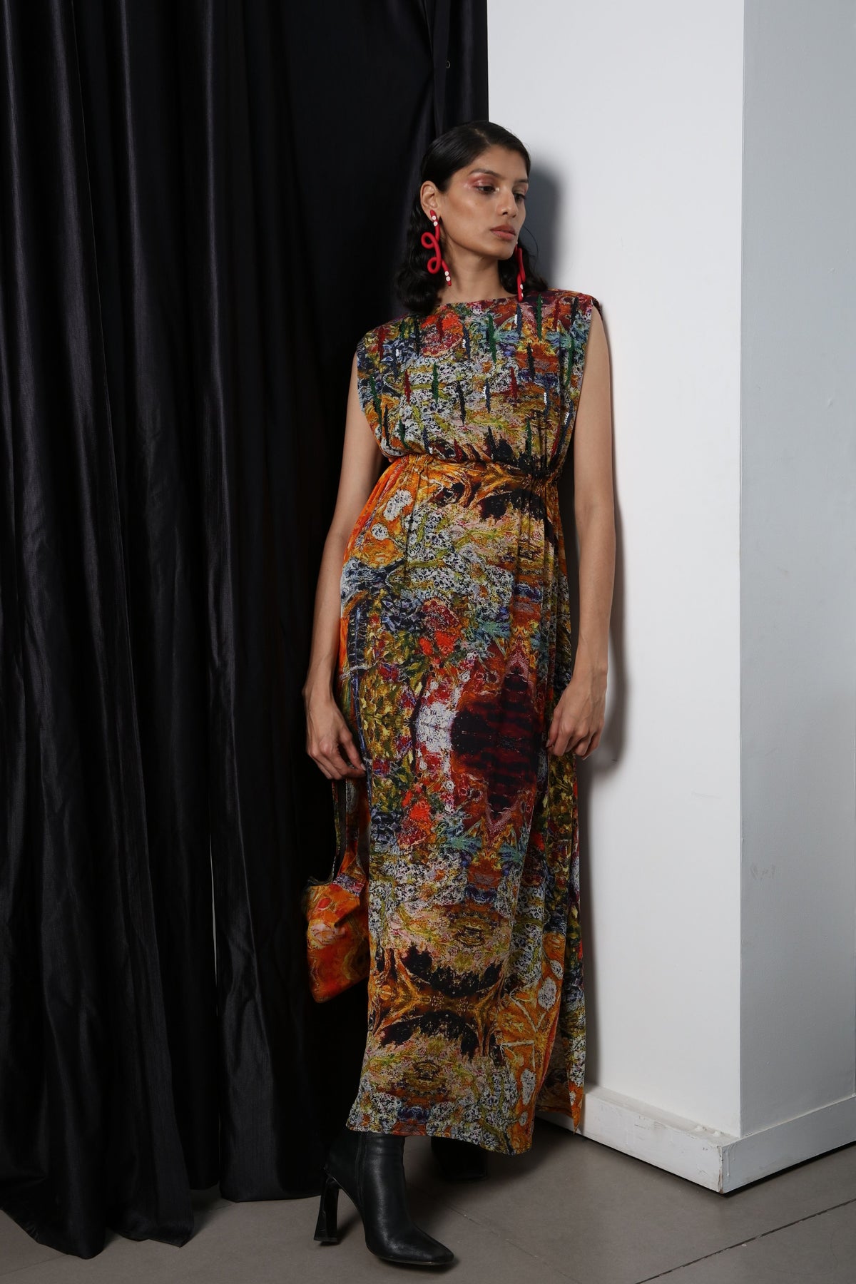Multicolour Printed Dress