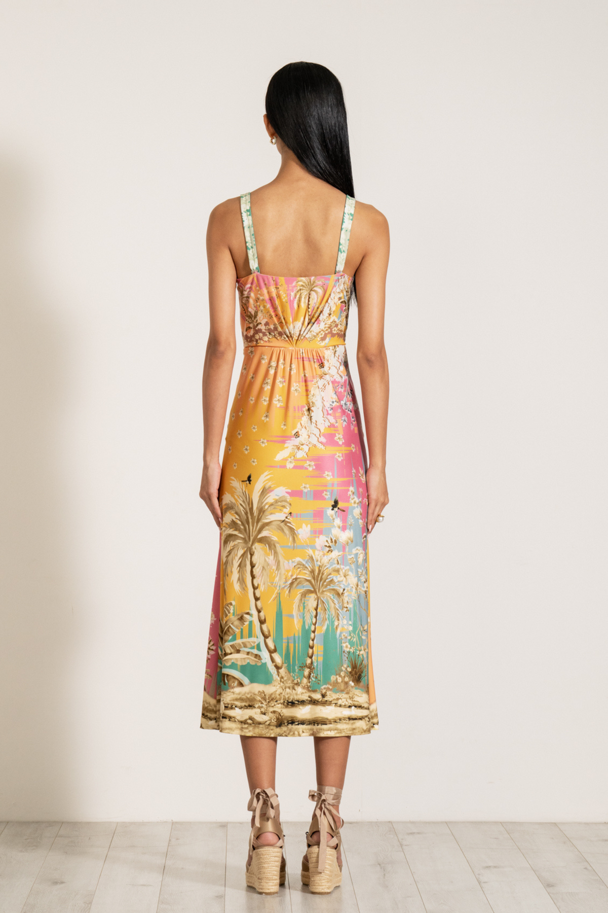 Celeste Twisted Midi Dress