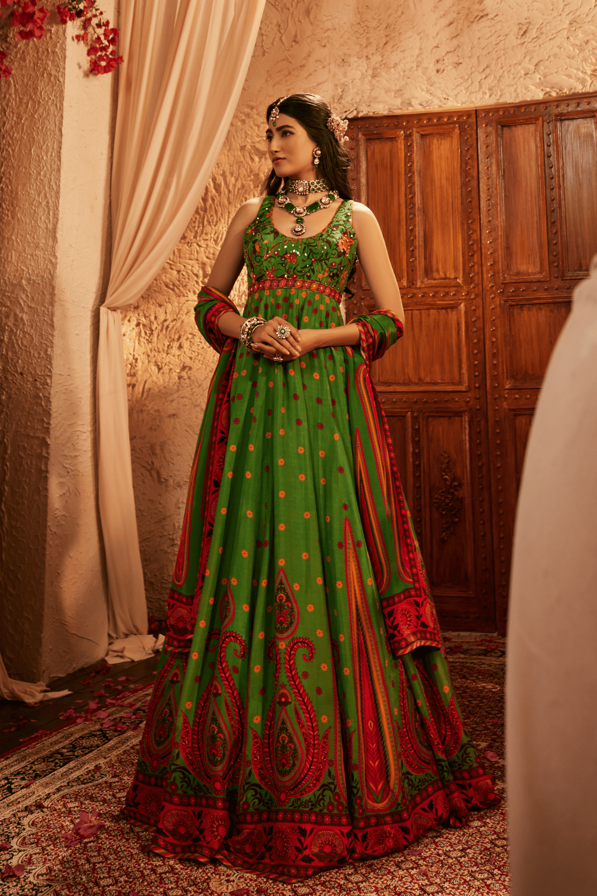 Moriko Embroidered Anarkali Set