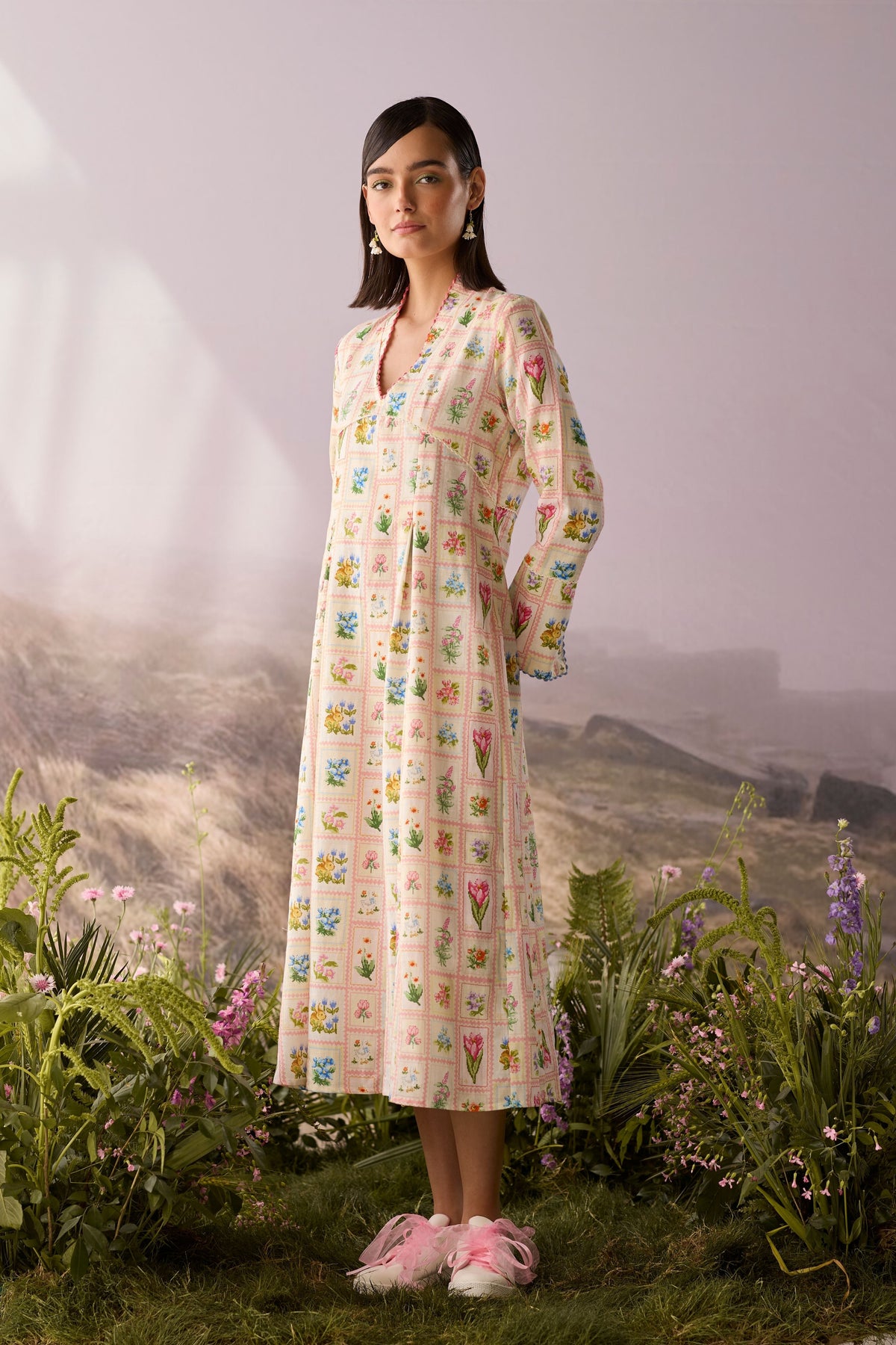 Moonlight Printed Dress