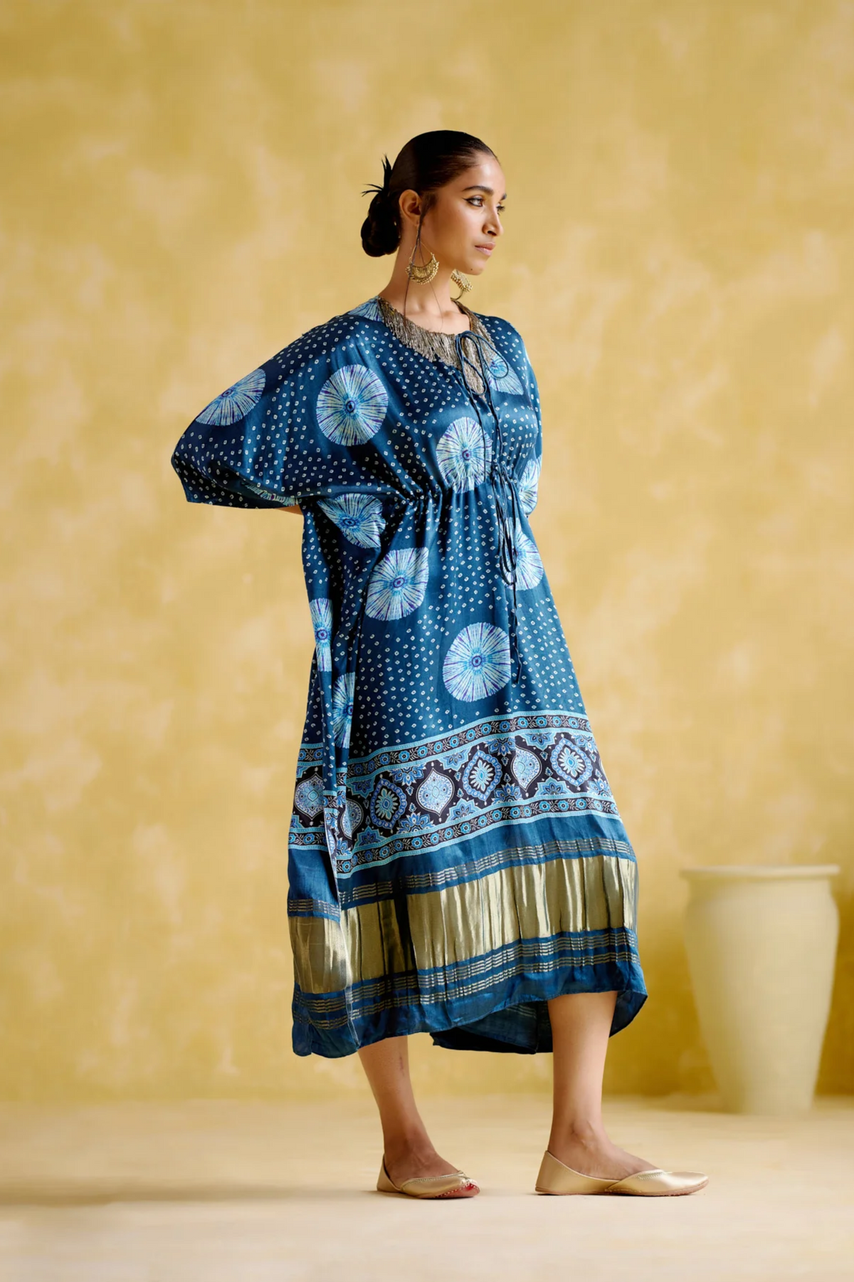 Ahilya Blue Kaftan