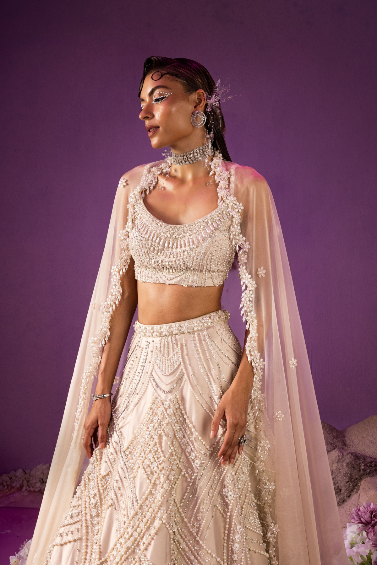 Queen of Pearls Lehenga