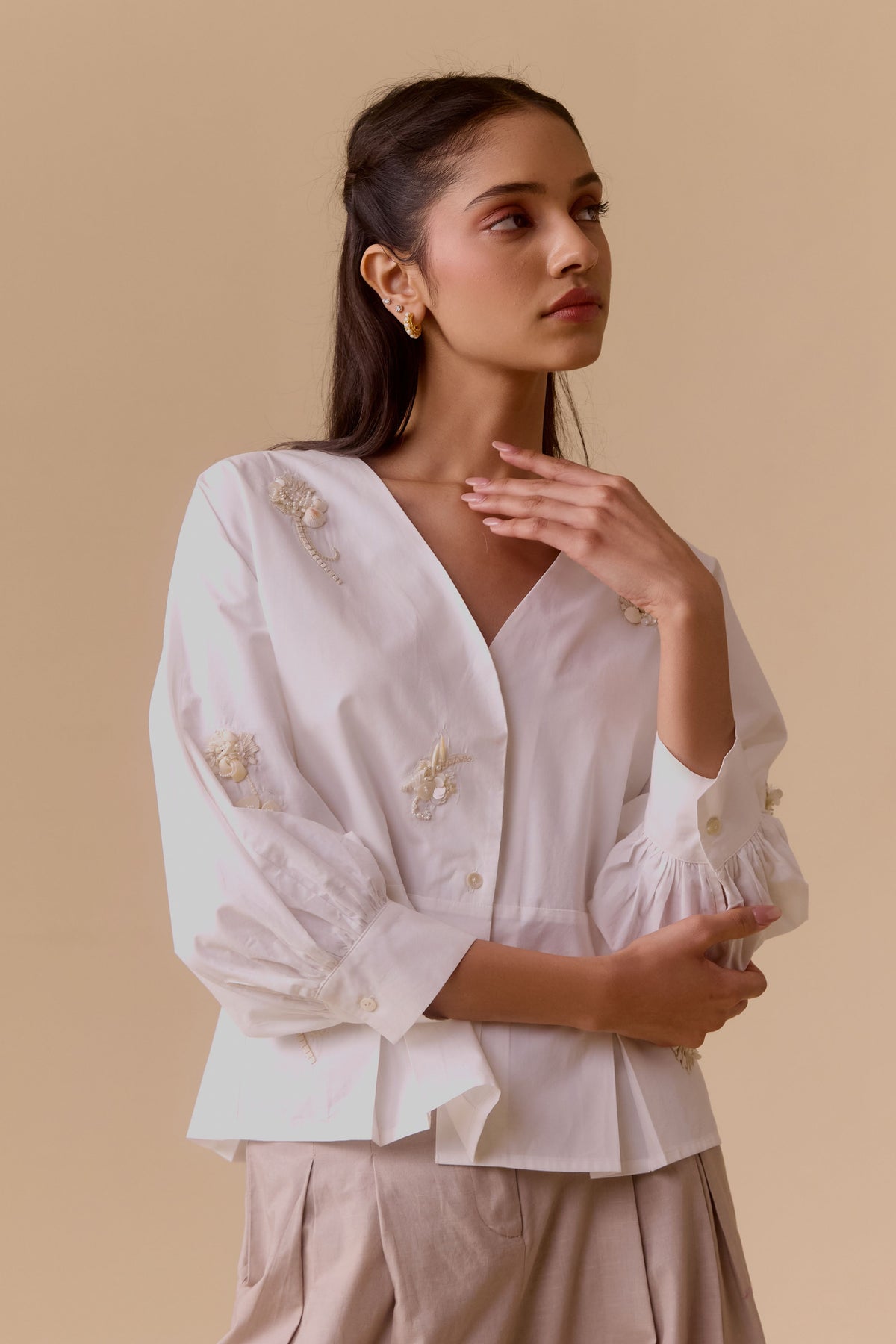 White Sienna Top