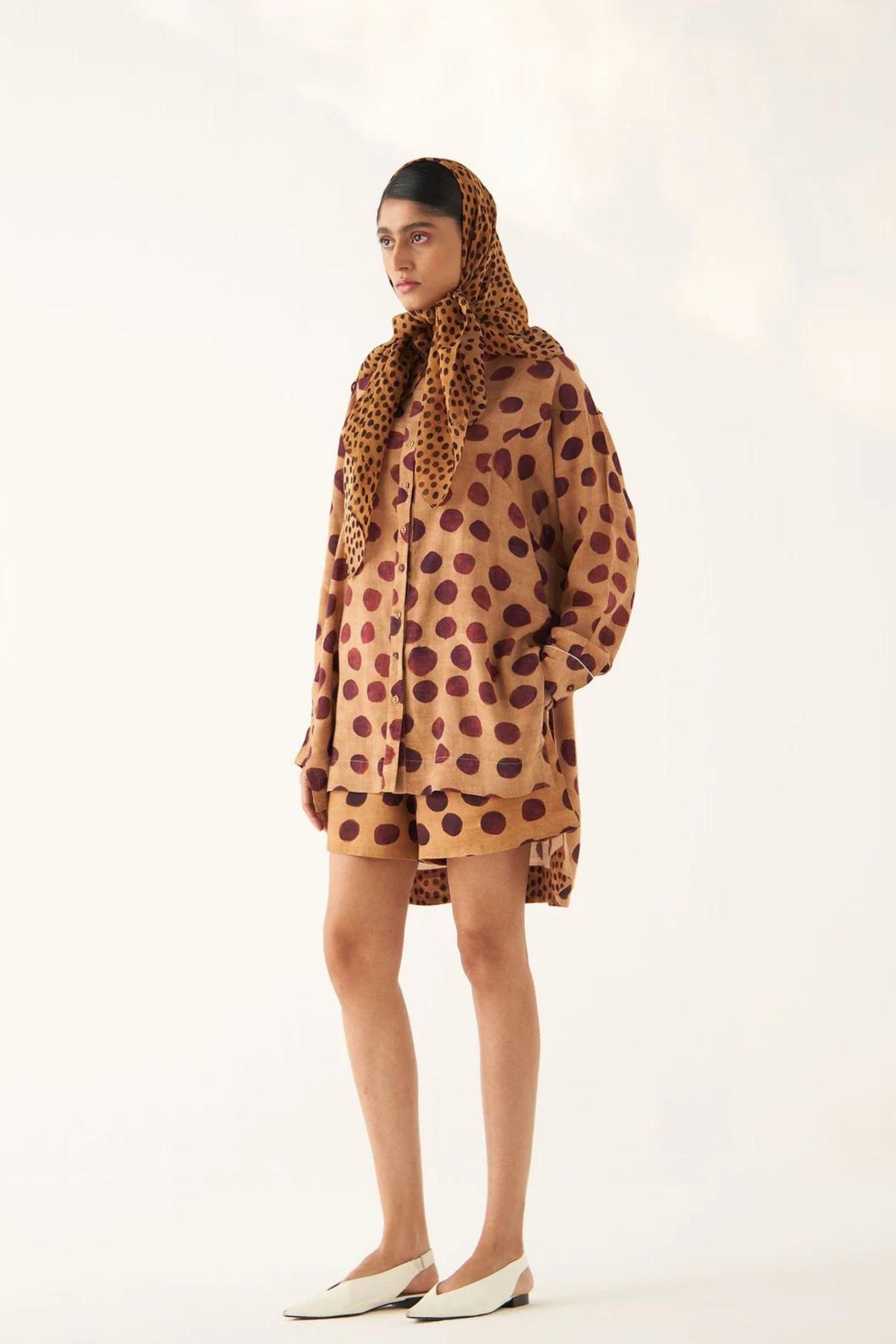Sundae Polka Suree Shirt