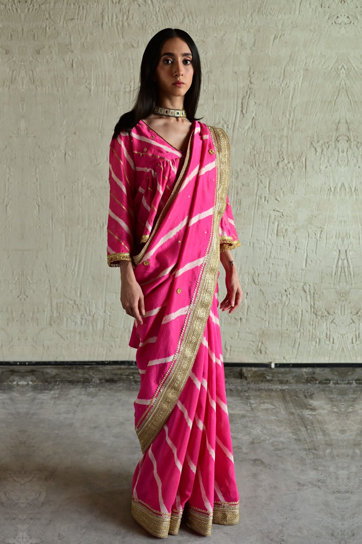 Pink Ombre Urmila Saree