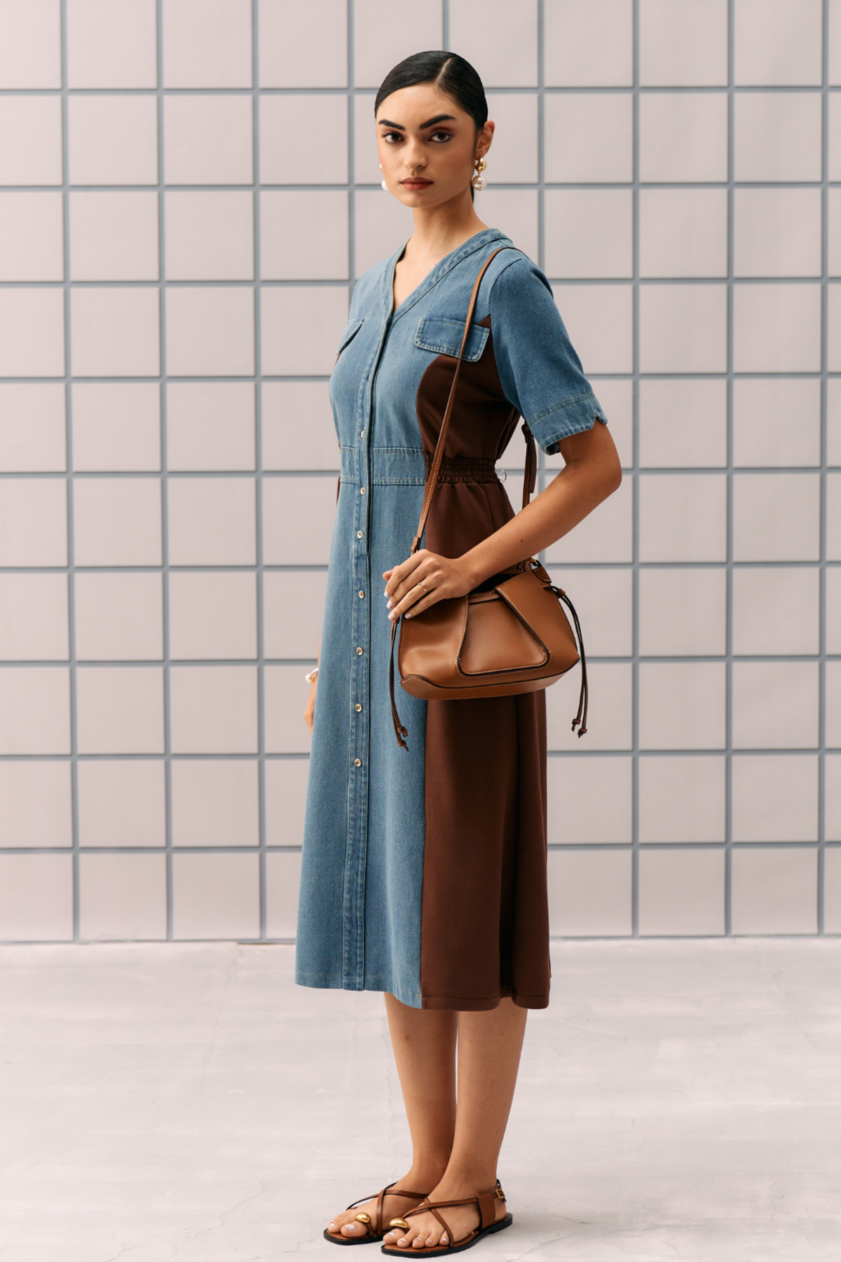 Brown Nimala Dress