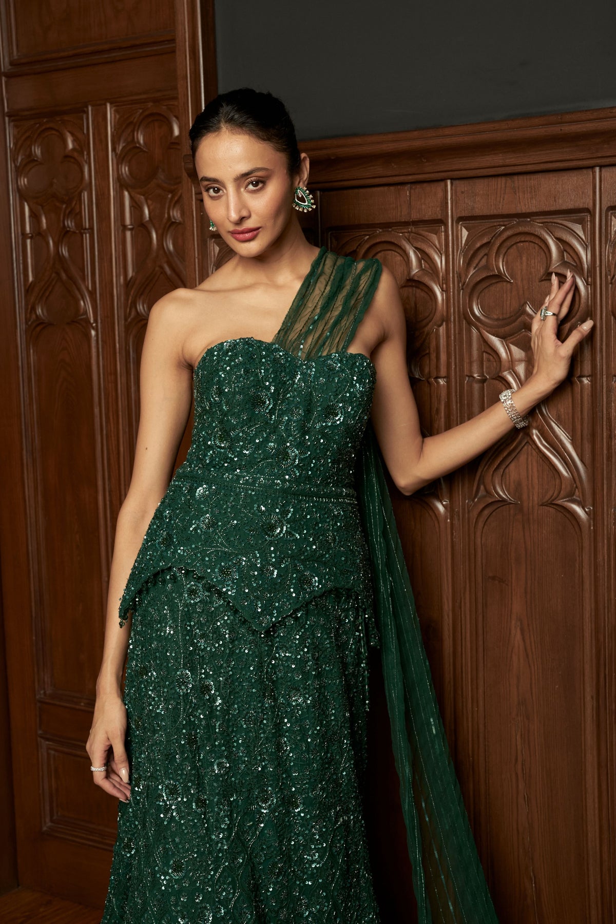 Emerald Fishcut Lehenga Set
