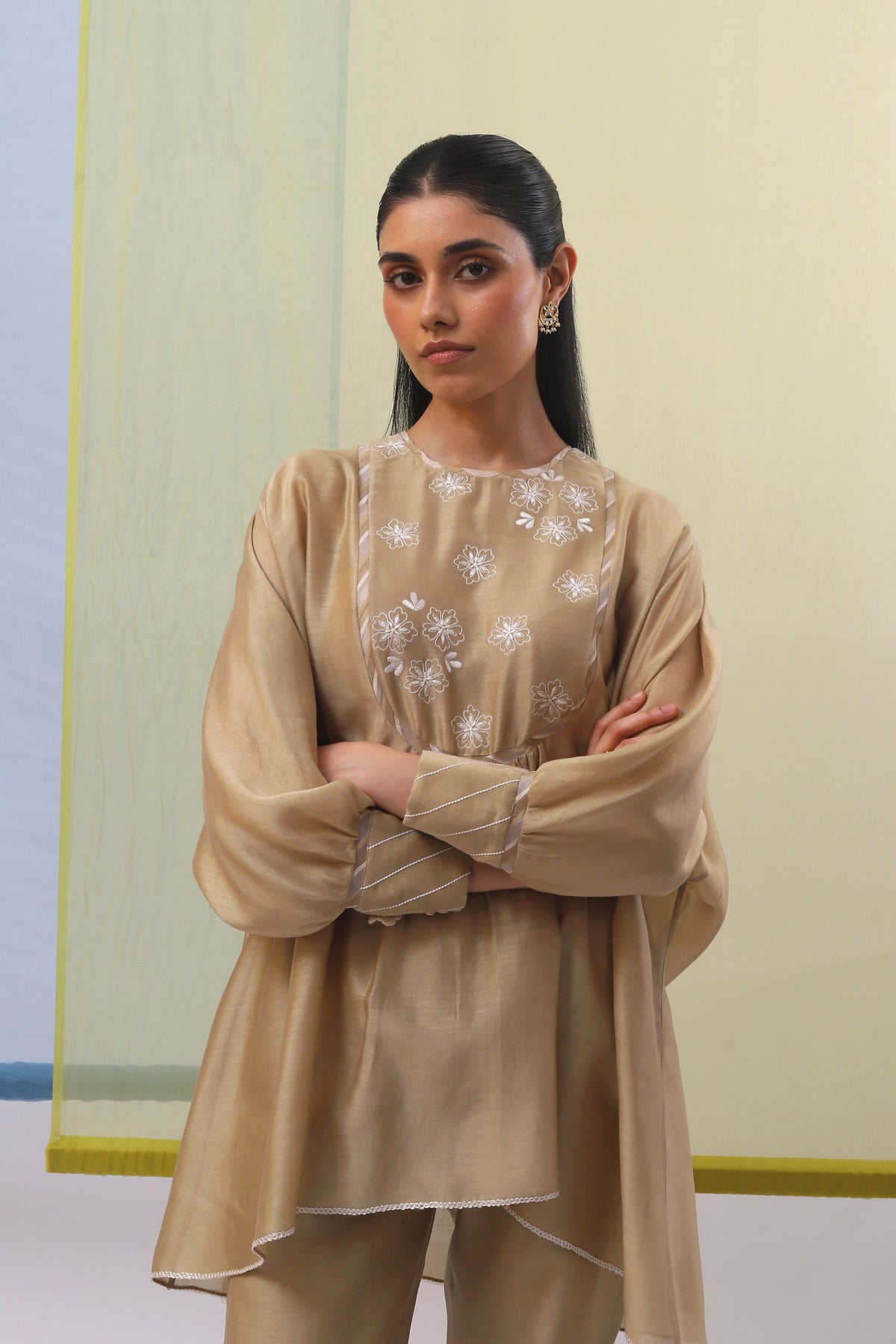 Beige Aida Co-ordinate Set