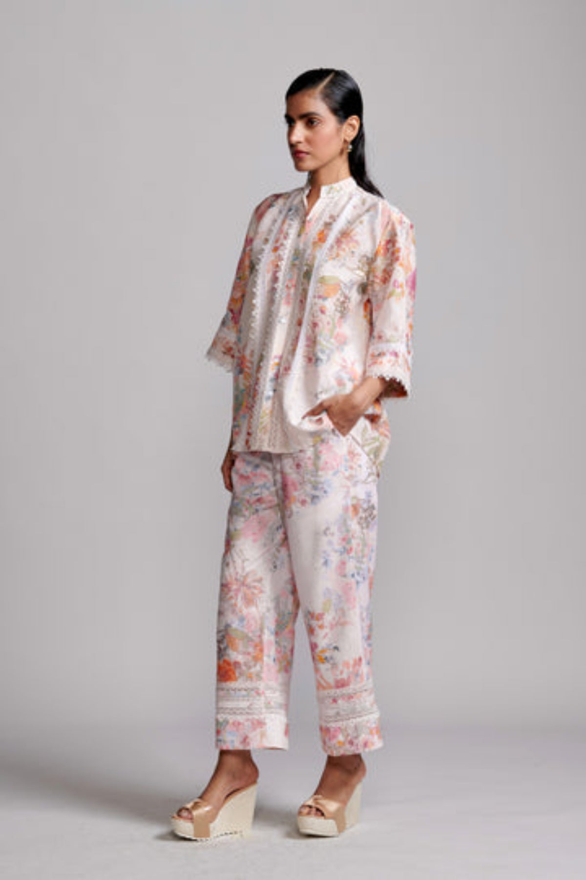 Lace Printed Co-ord Set