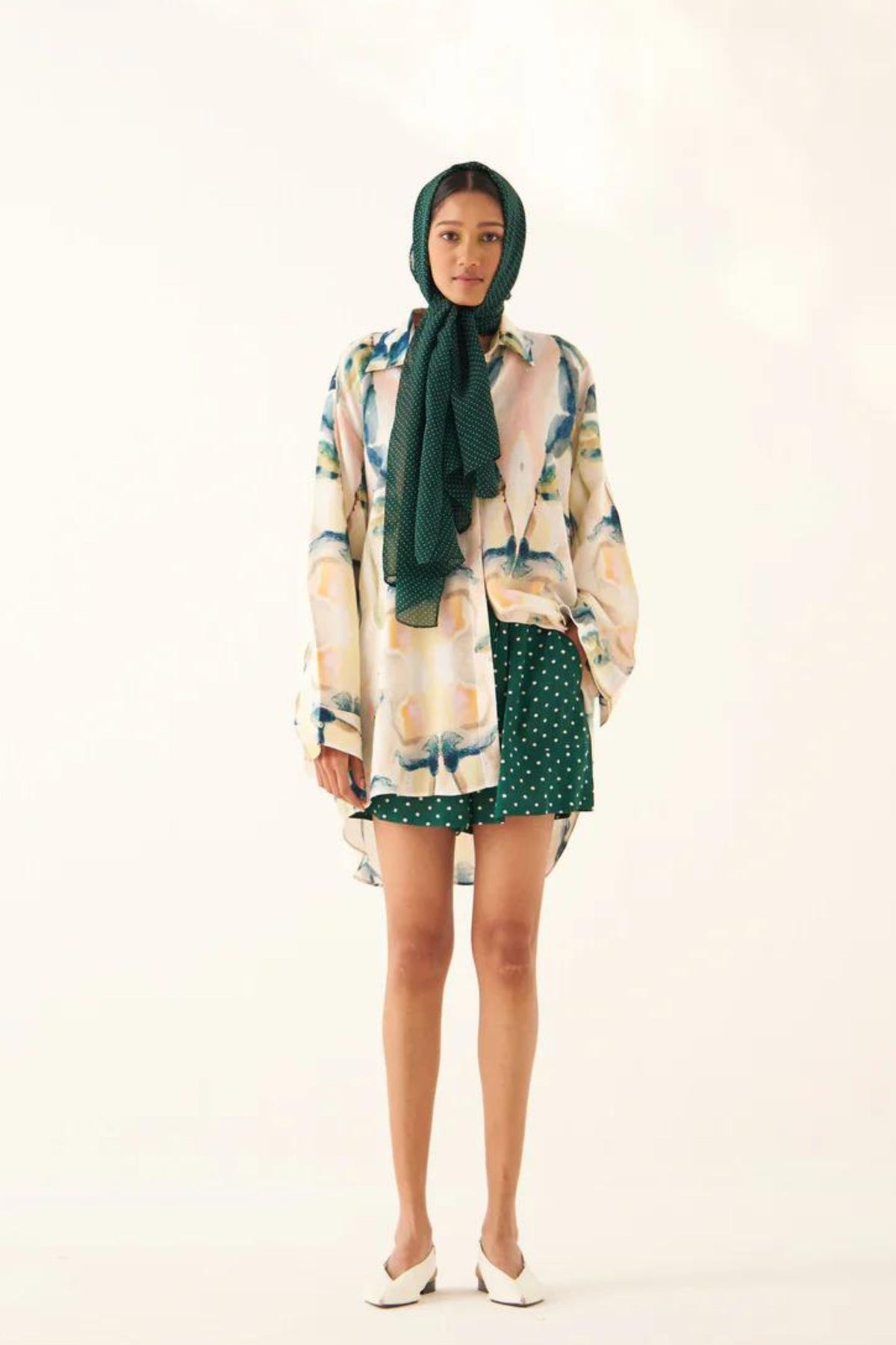 Green Sundae Polka Shorts
