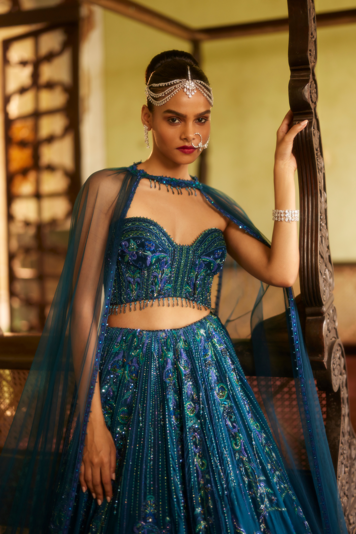 Blue Lehenga Set