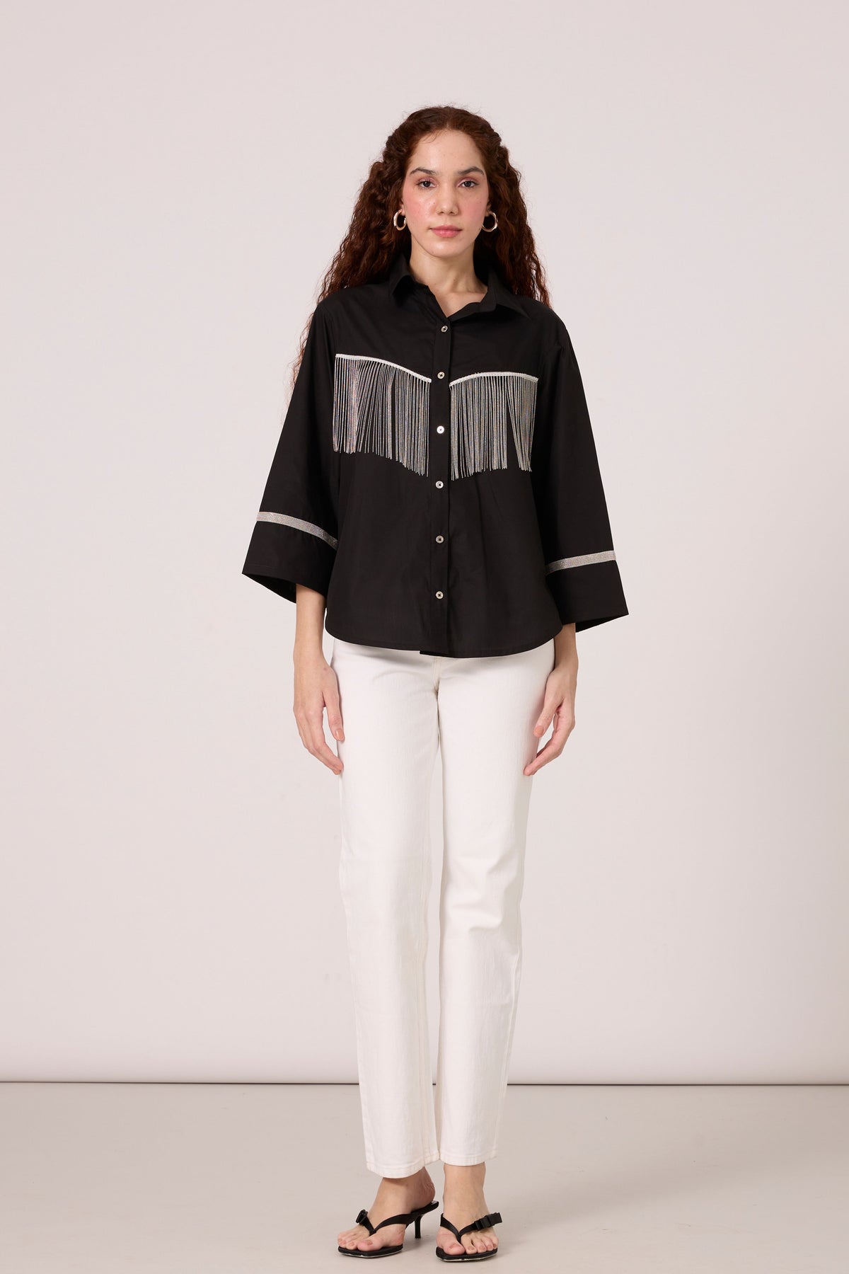 Dari Fringe Black Shirt