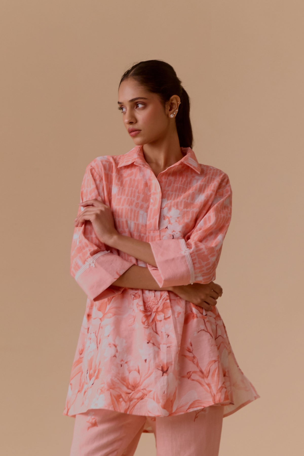 Pink Print Neela Top