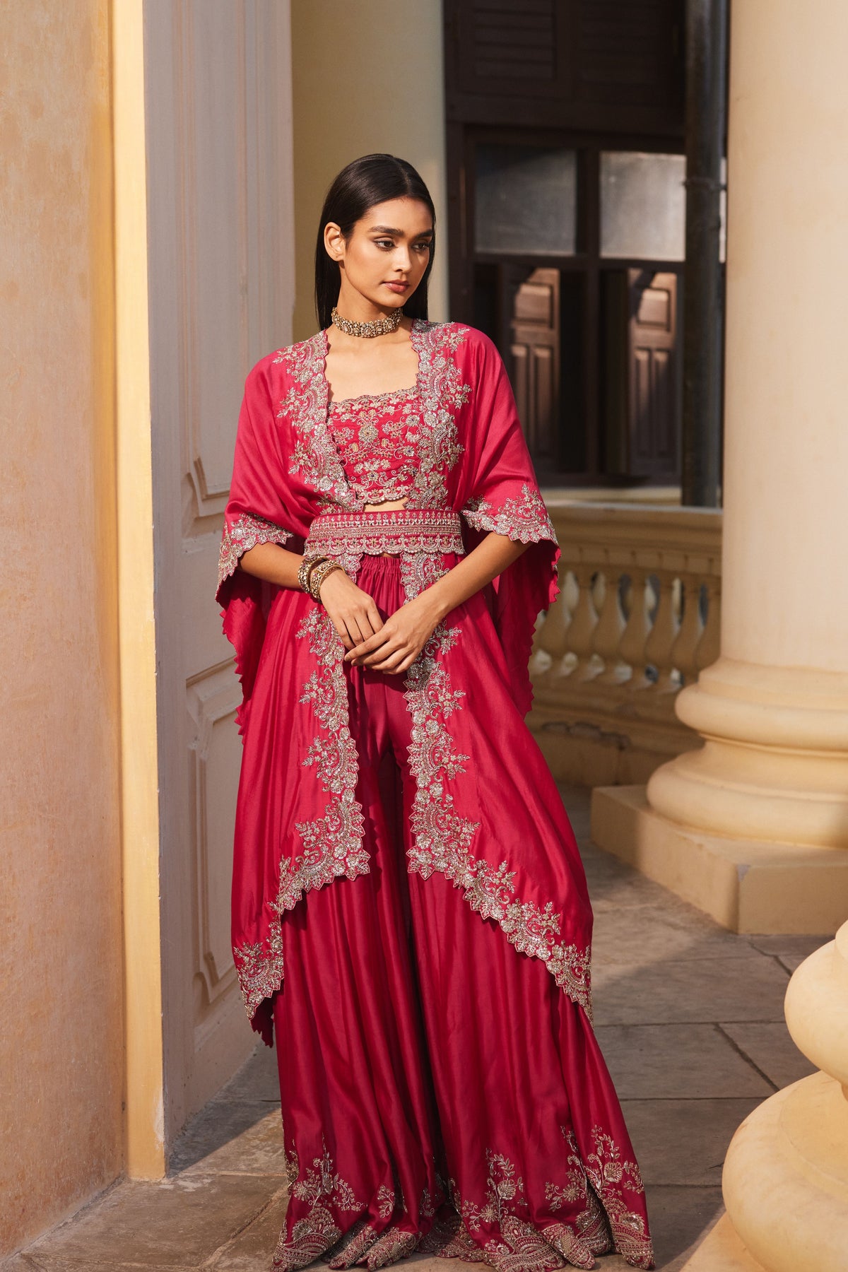 Rani Pink Sharara Set