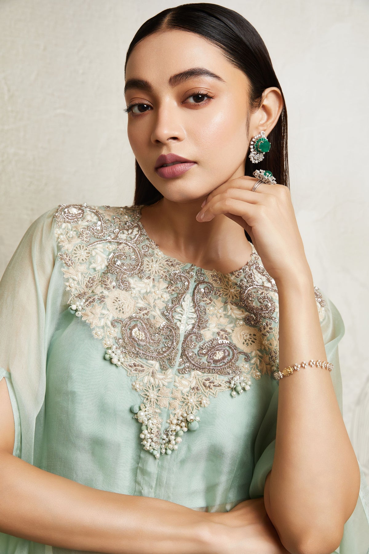 Resham Umbrella Kaftan Set