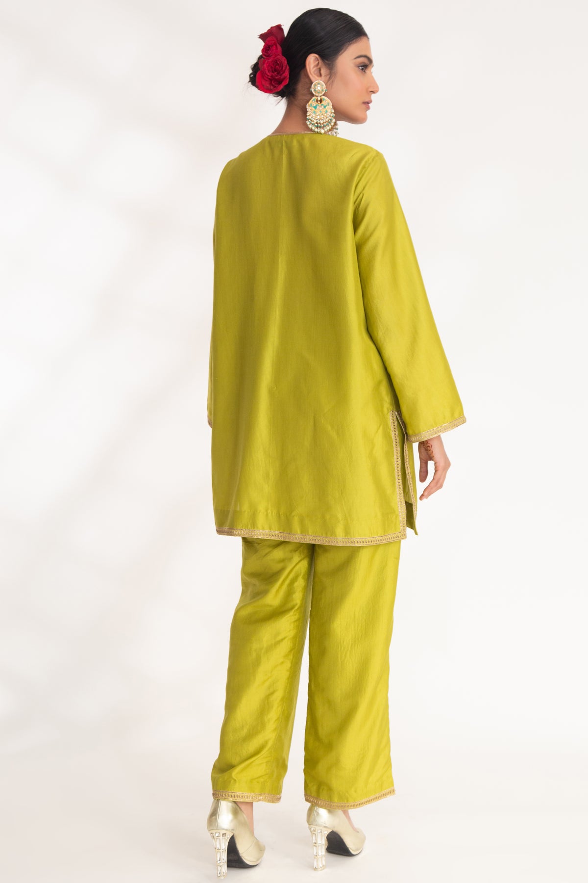 Mango Green Aavya Tunic Set