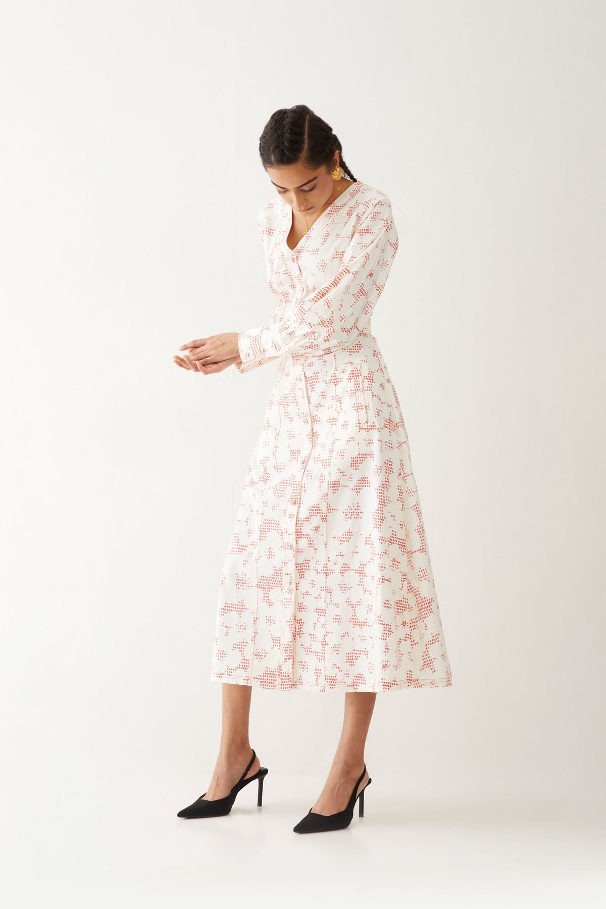 Innis Dress With Void Print