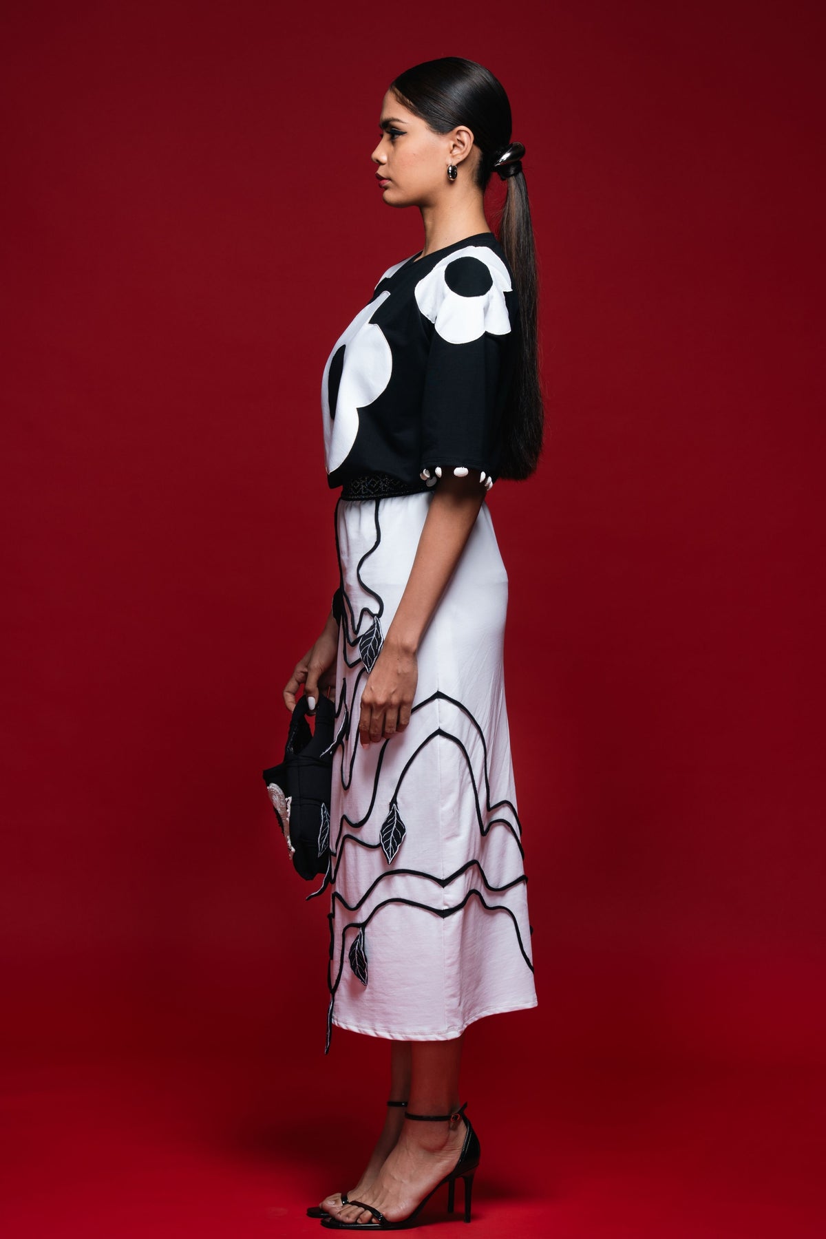 Monochrome Meadow Co-ord Set