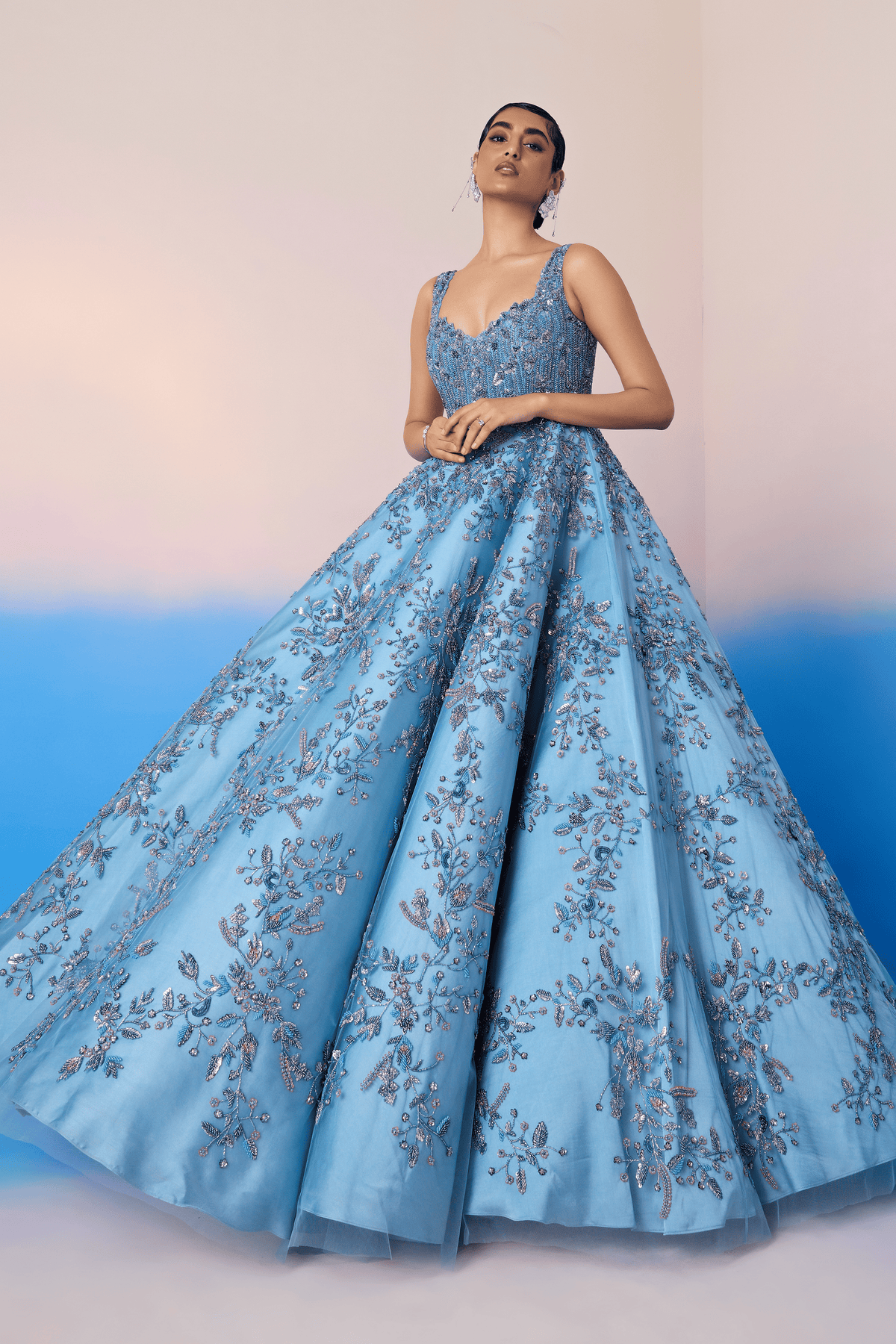 Mint Blue Gown