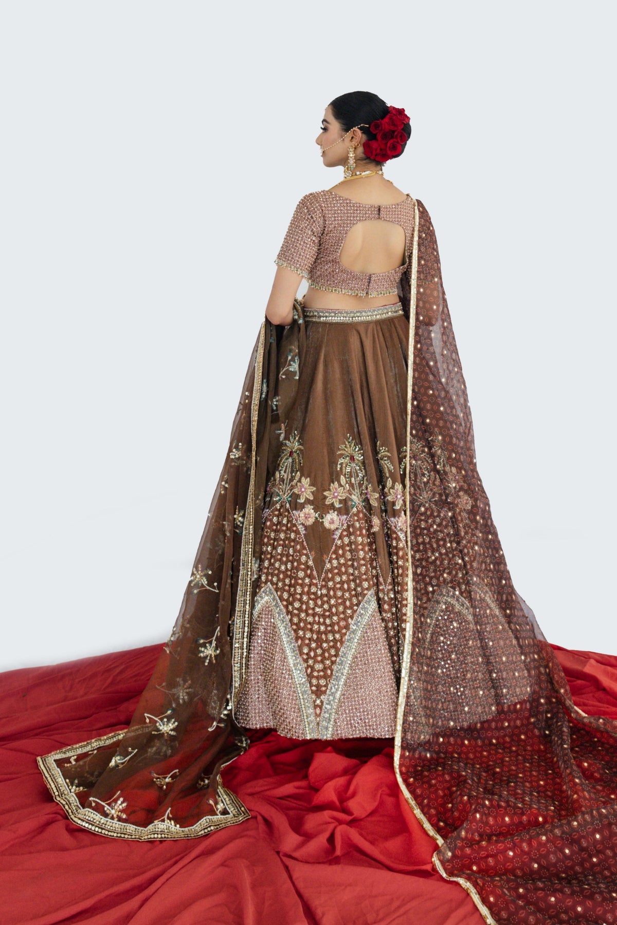 Katha Lehenga Set