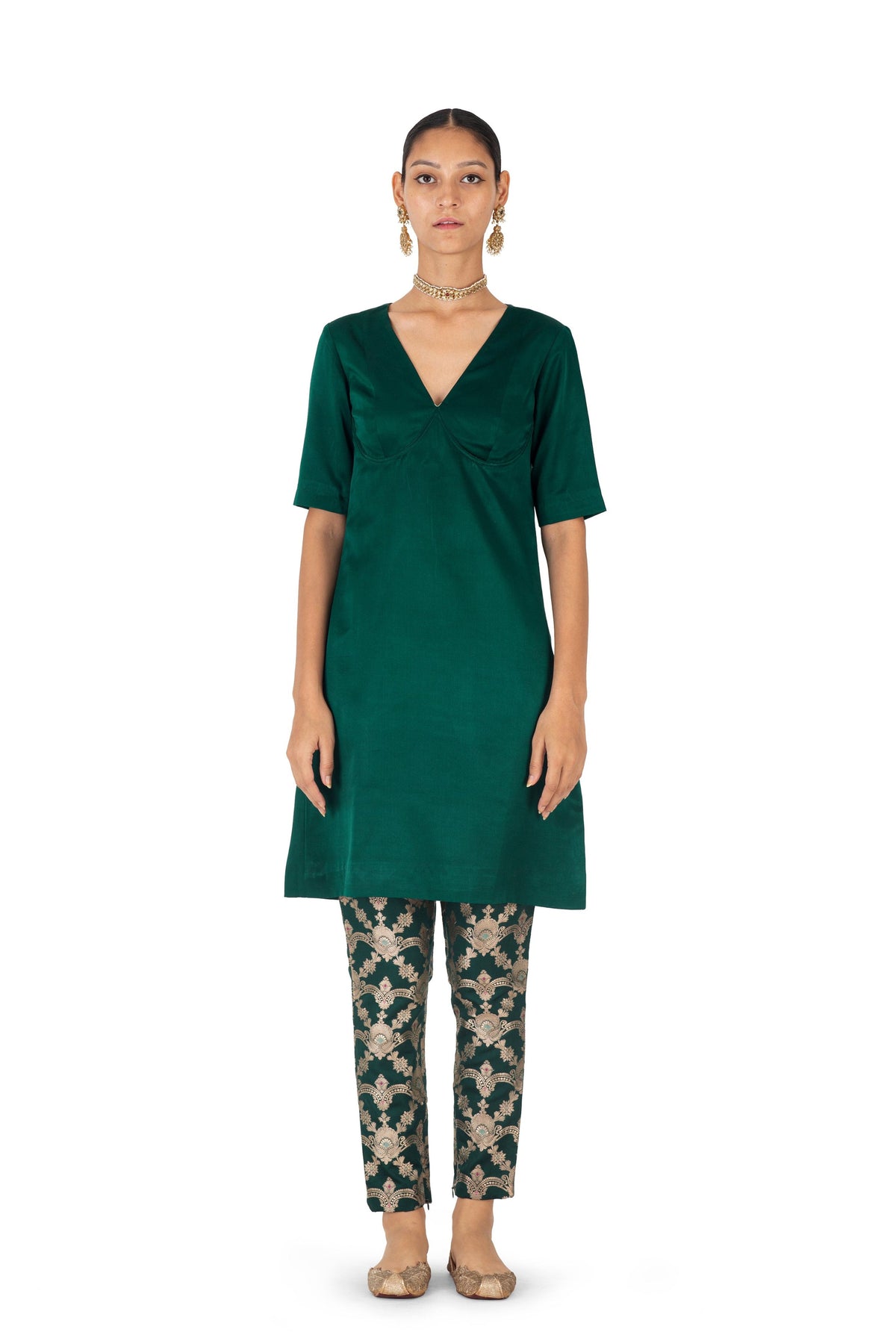 Velha Kurta With Mapusa Brocade Pants