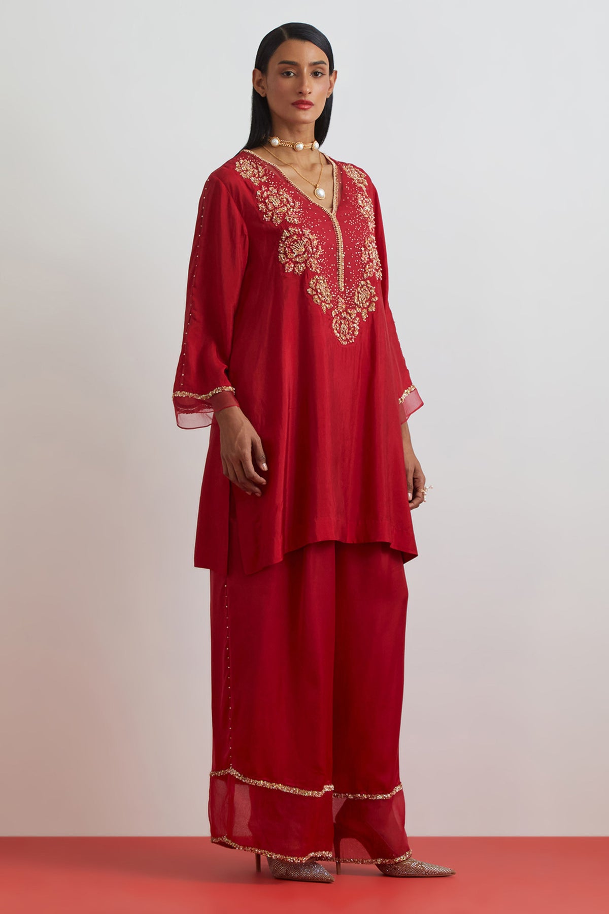 Ruby Rose Garland Tunic Set