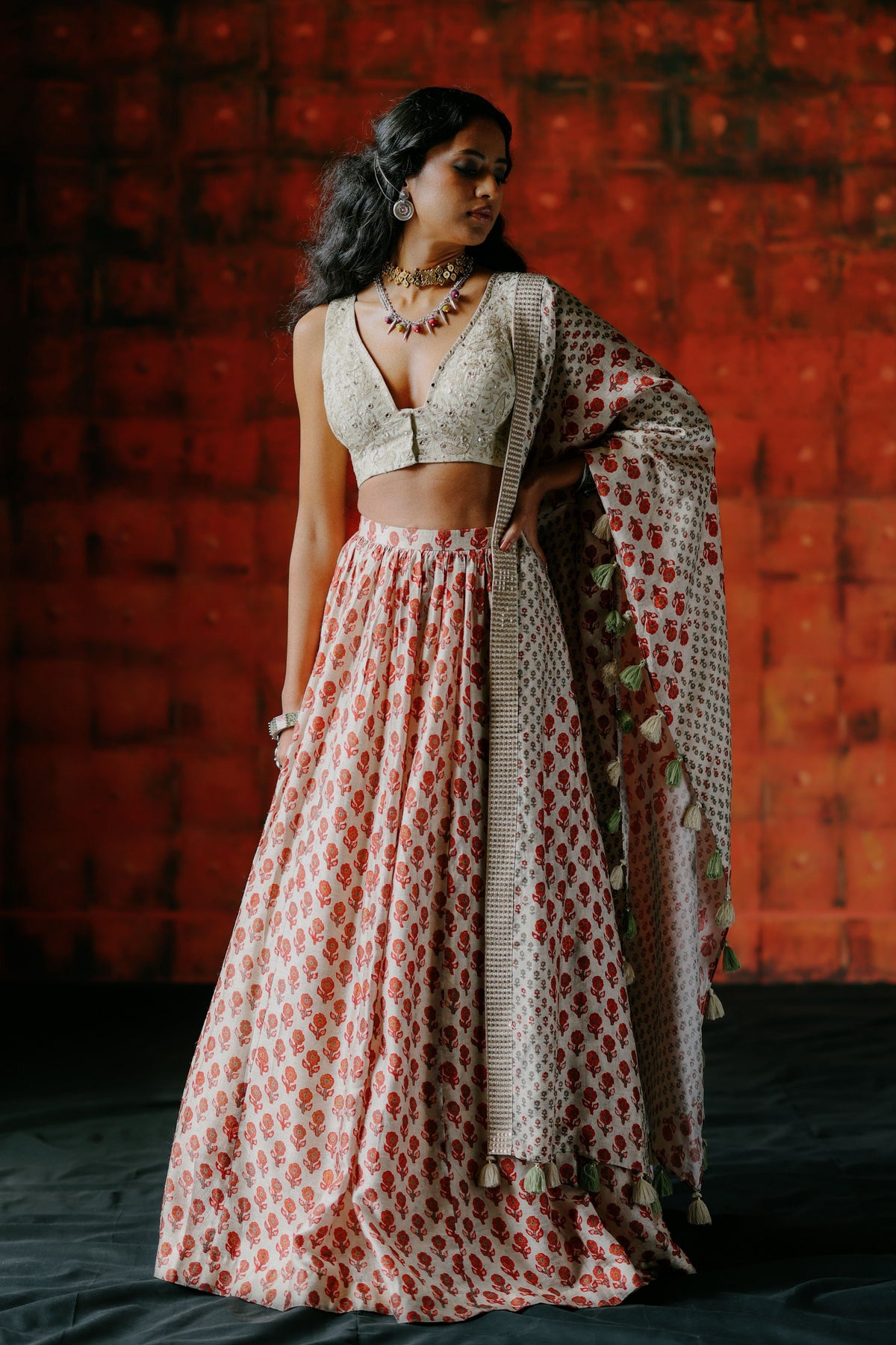 Pearl Lehenga Set