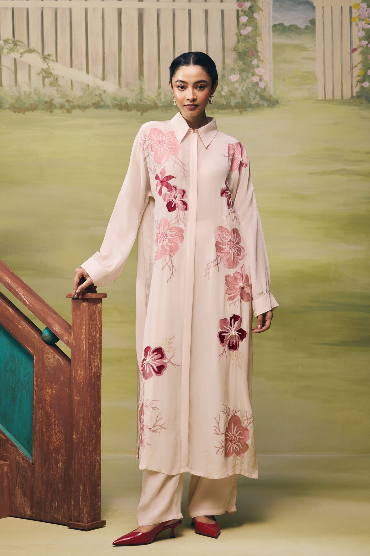 Rose Bloom Relaxed Co-ord Set