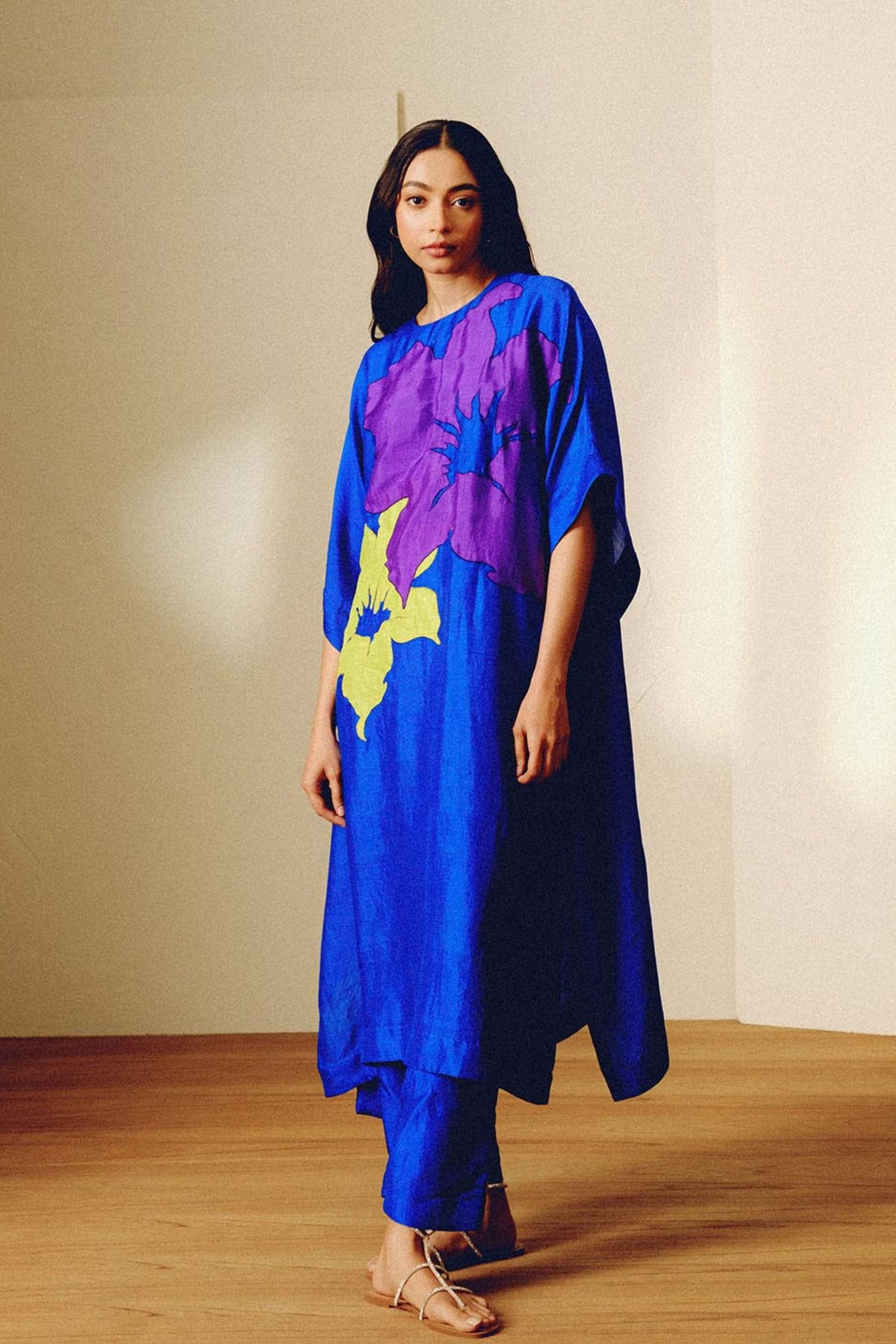 Tess Blue Tunic Set