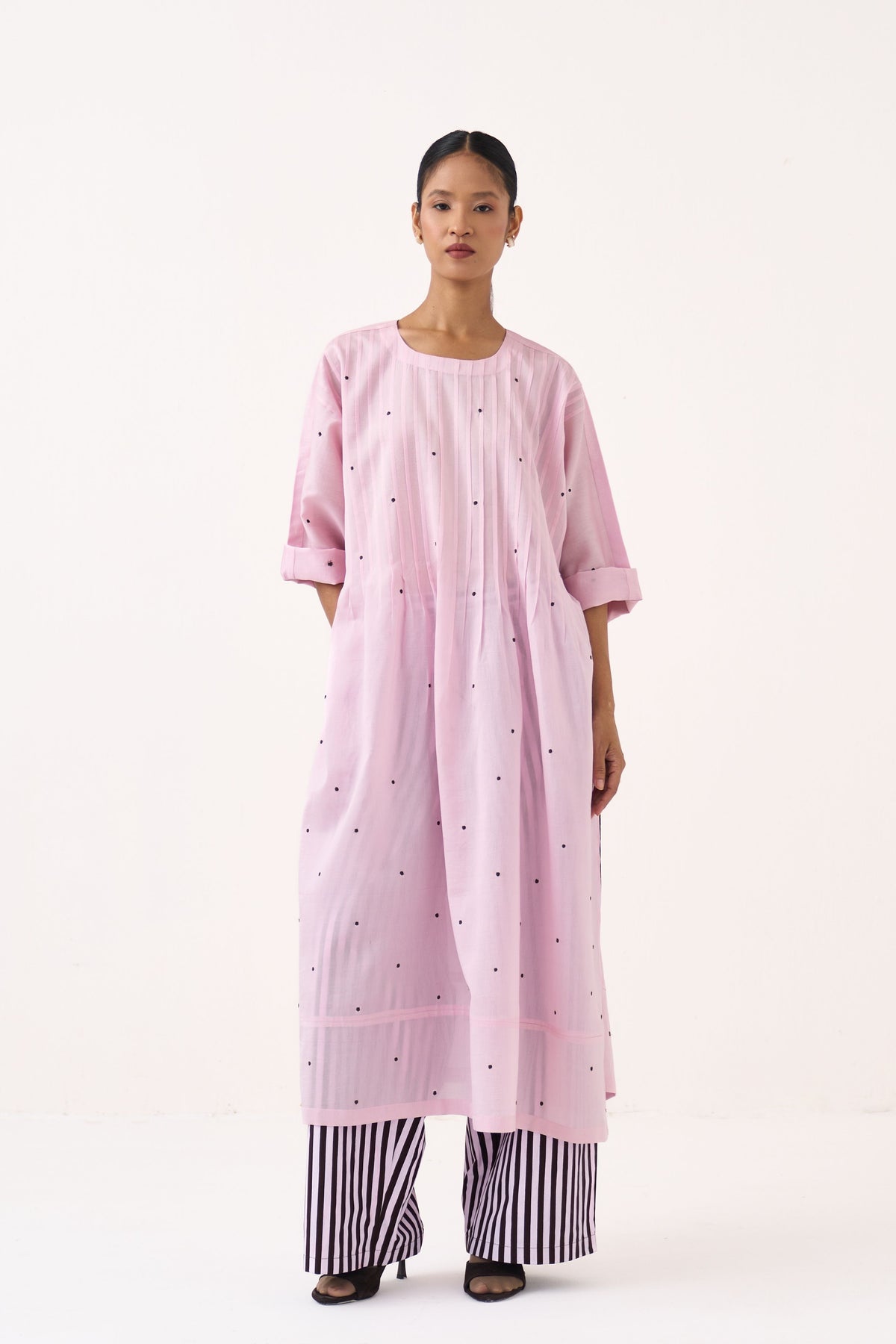 Pintuck Polka Tunic