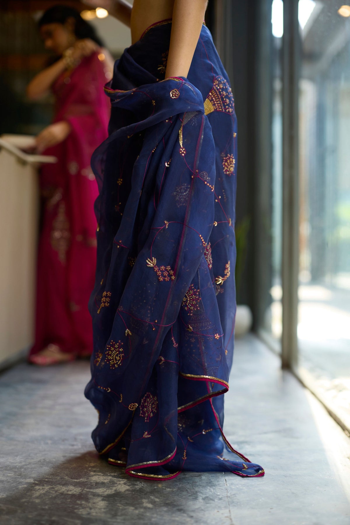 Blue Naad Saree