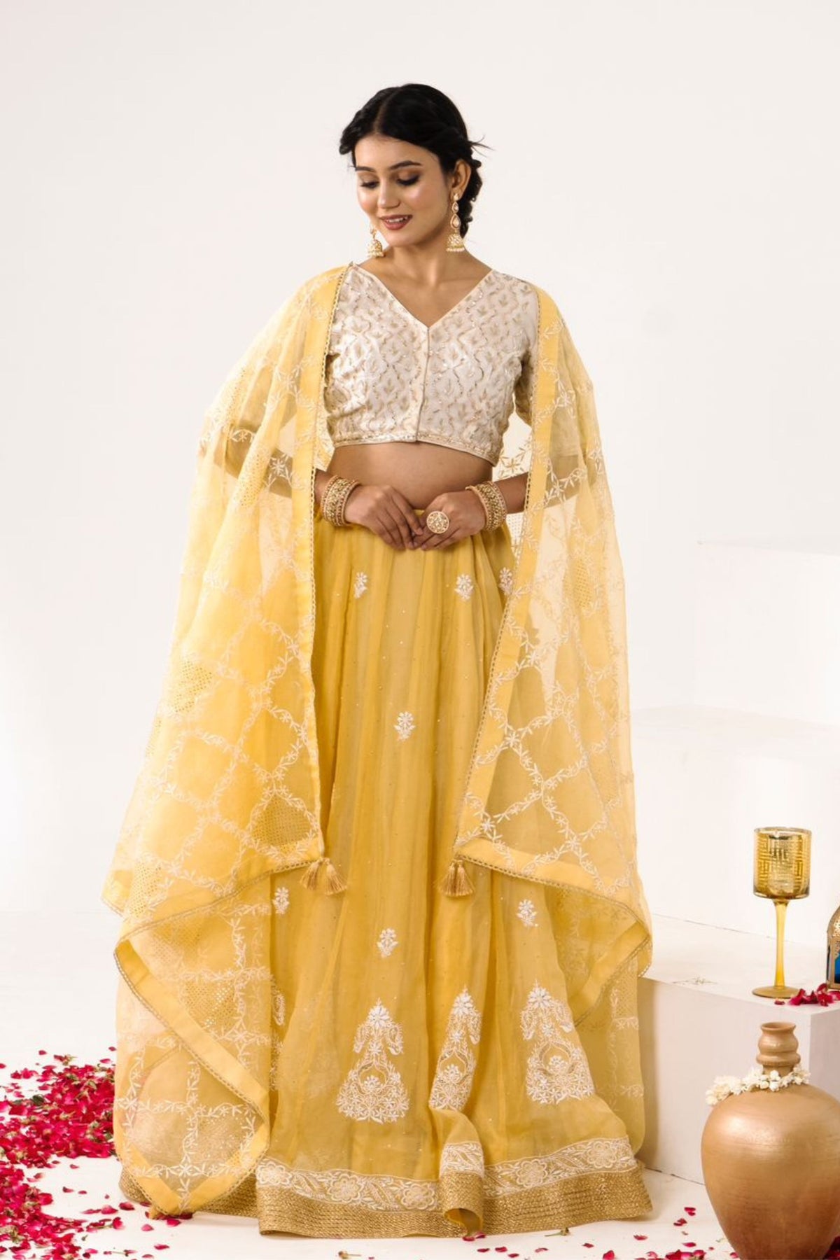 Yellow Lehenga Set