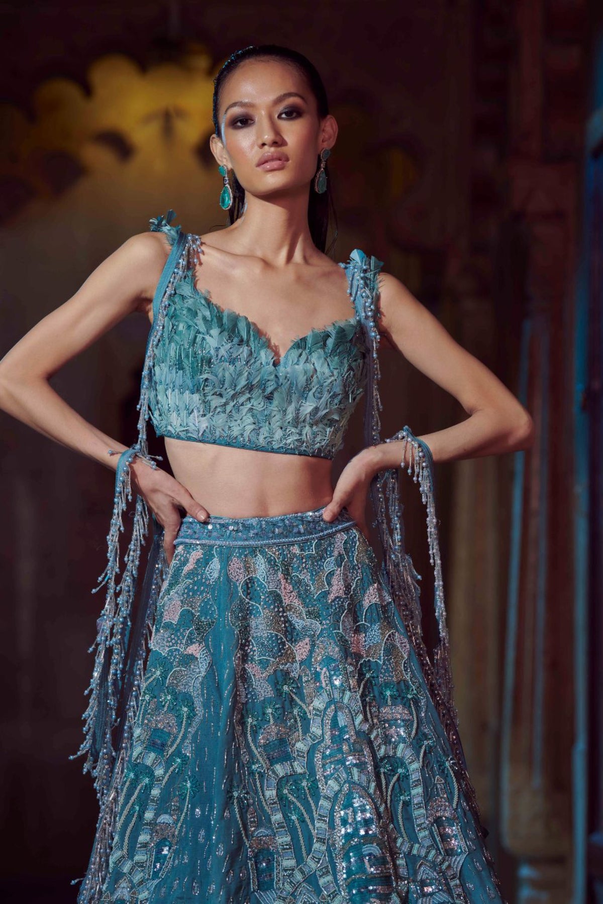 Blue Lehenga