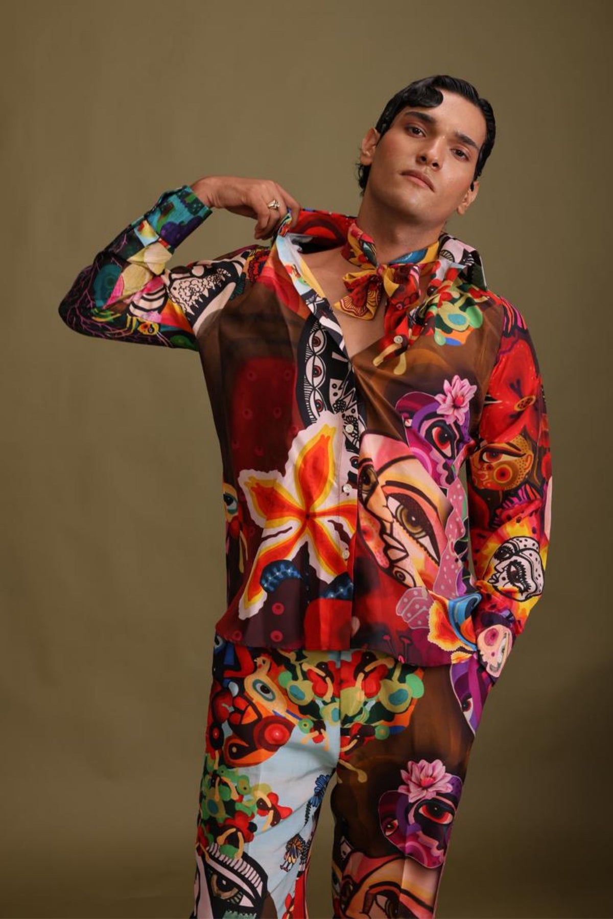 Whispering Forest Printed Shirt