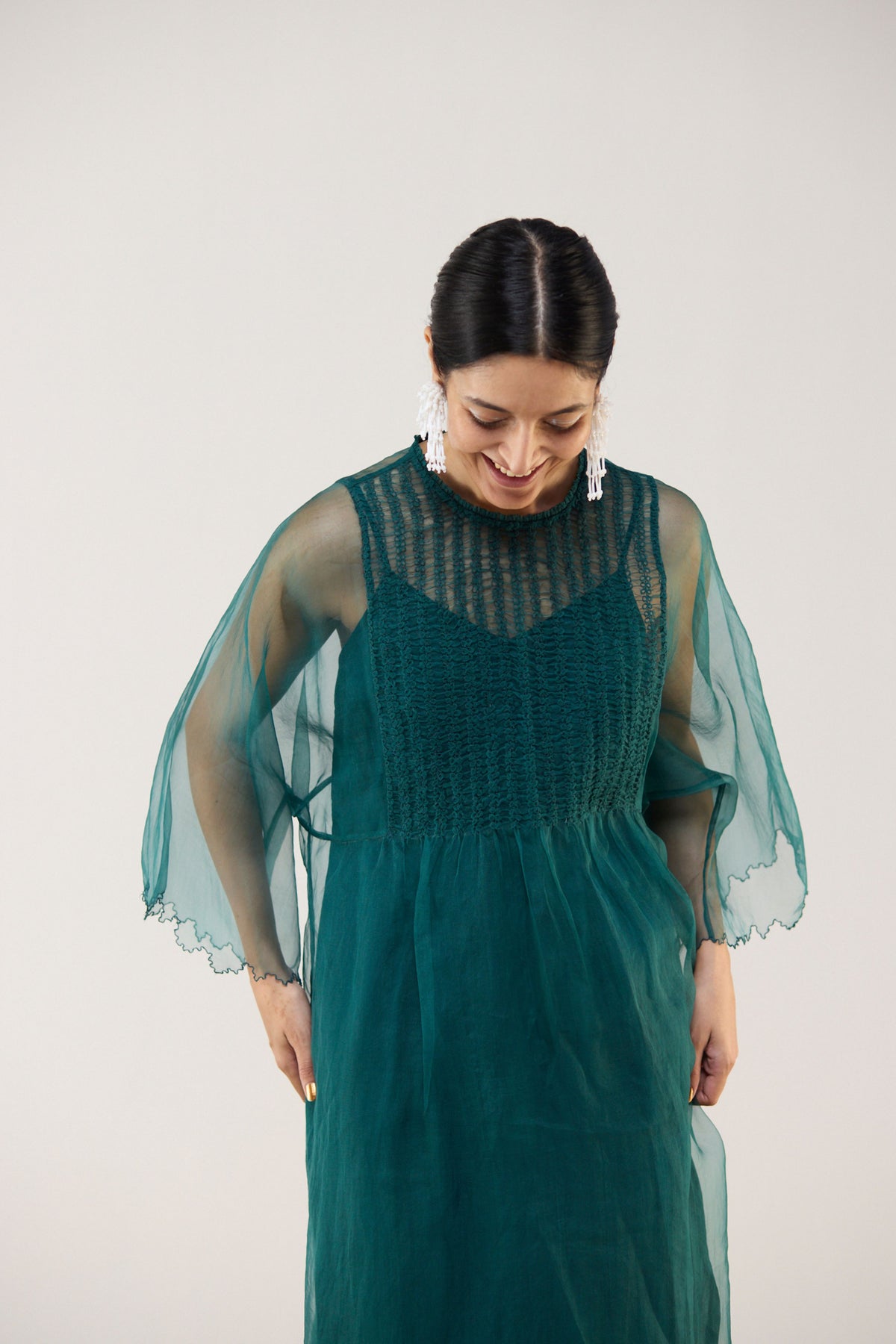 Forest Veil Midi Tunic