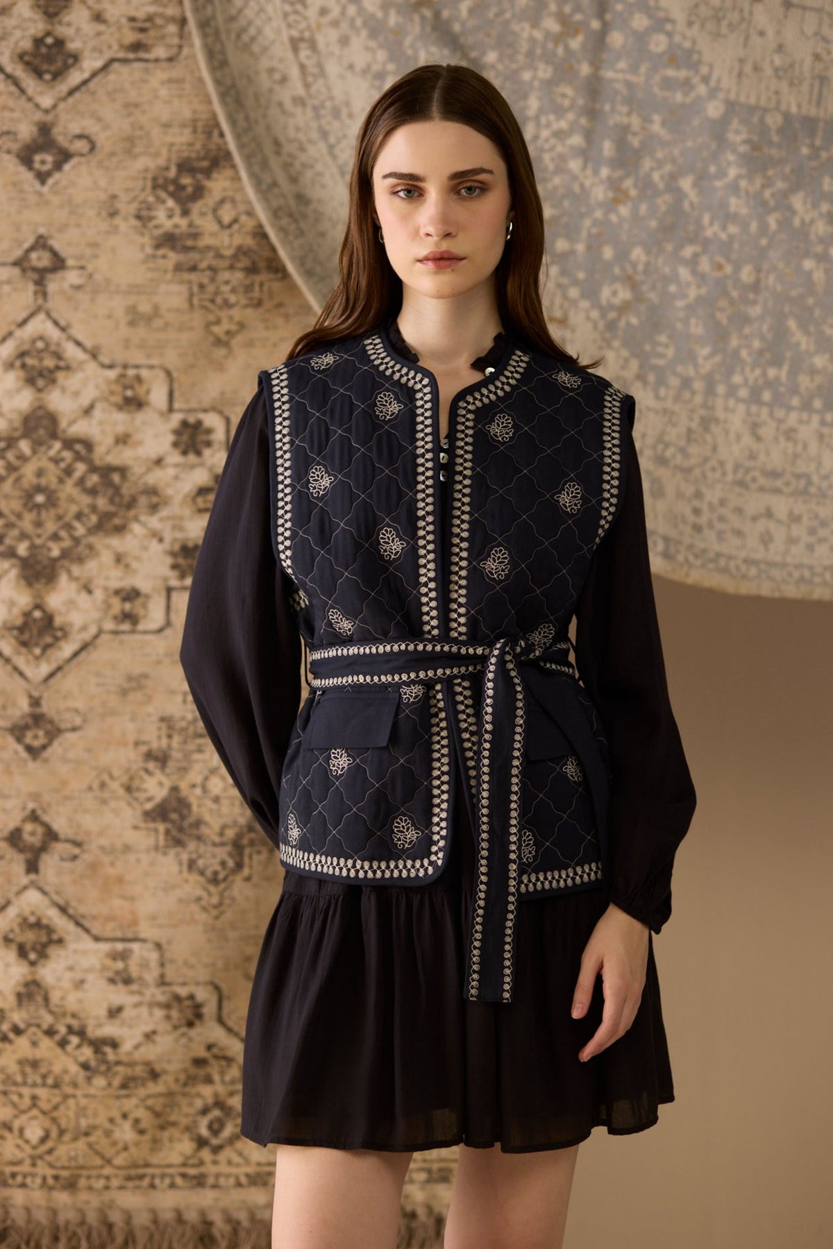 Alice Navy Gilet