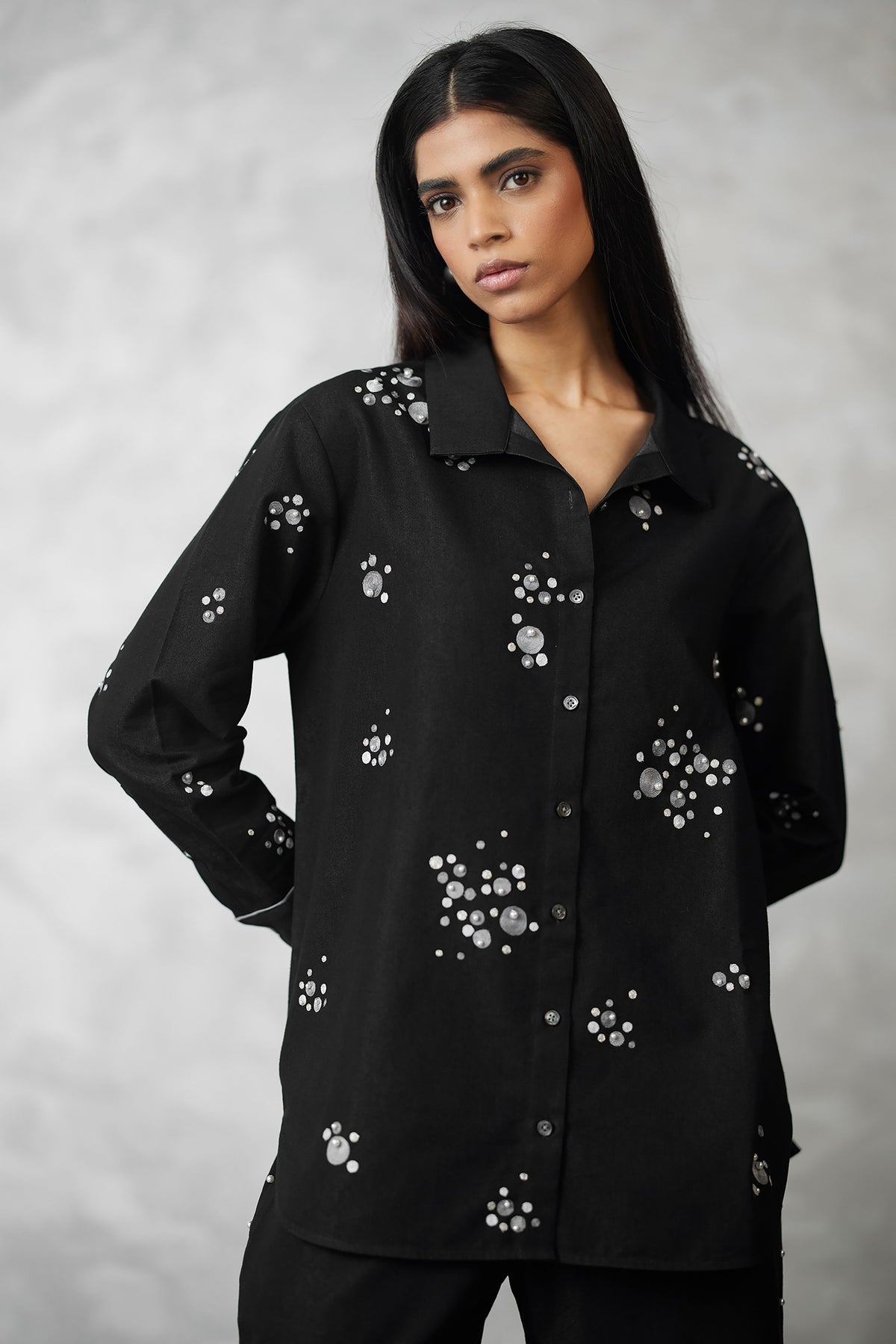 Black Denim Co-ord Set
