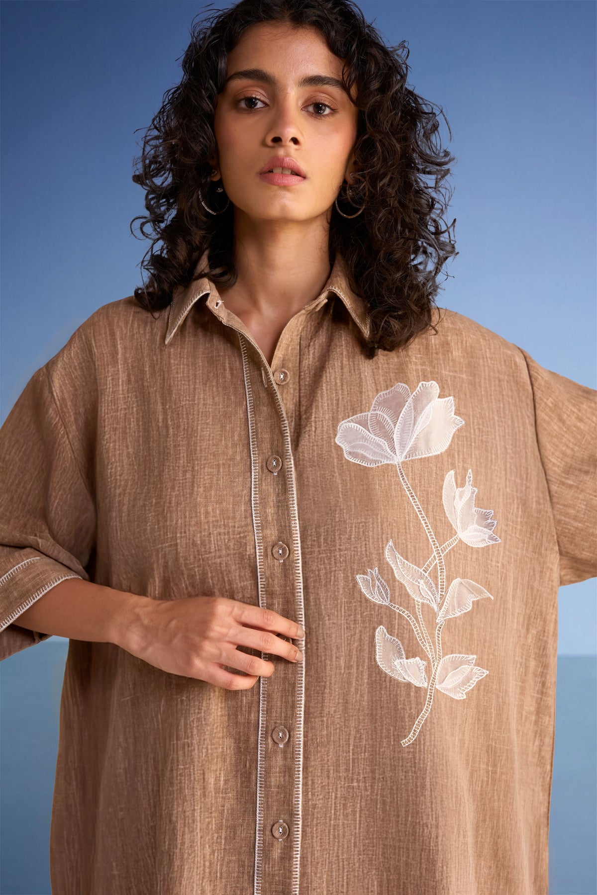 Floral Appliqué Co-ord Set