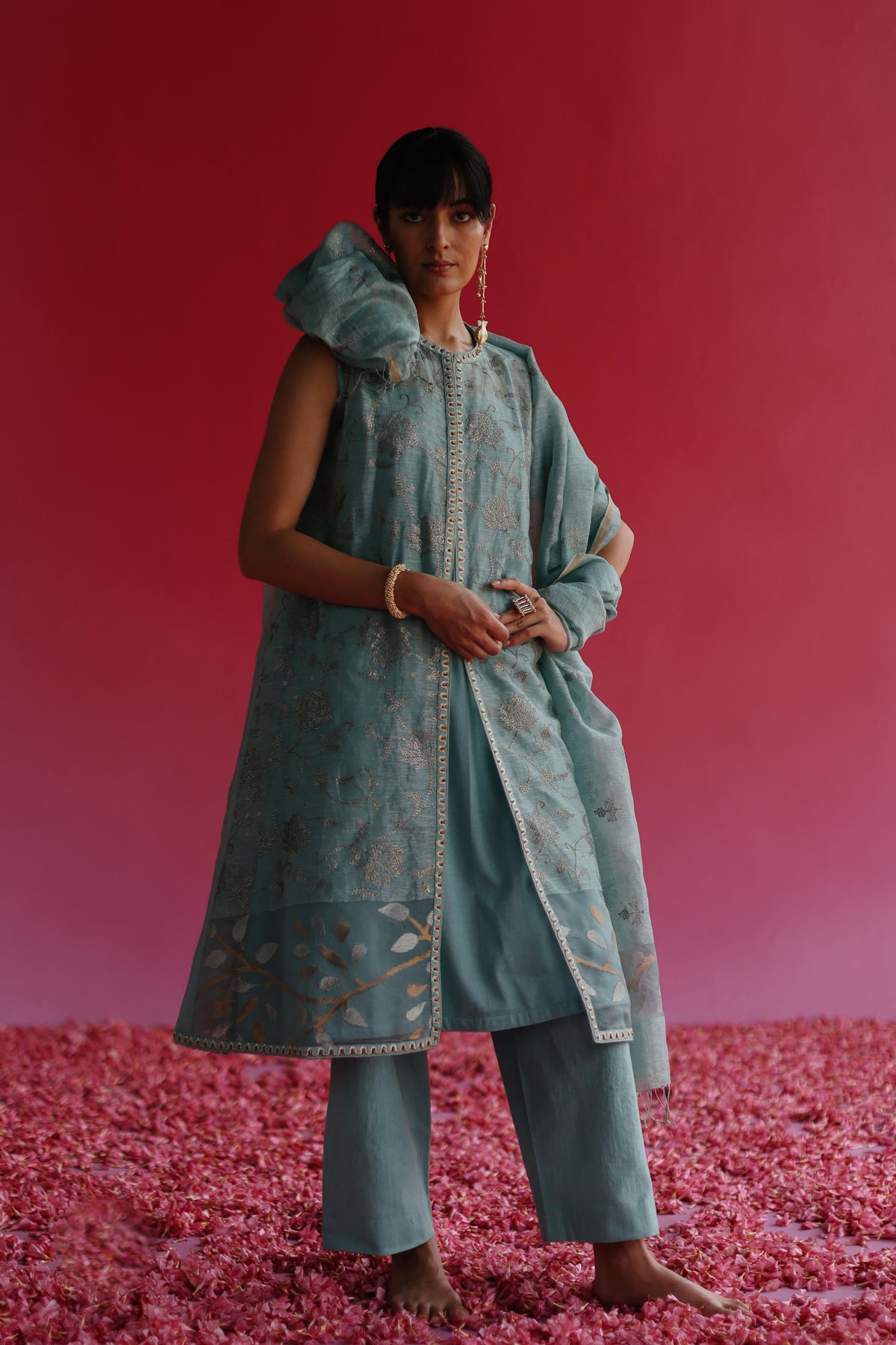 Pushti Blue Pant