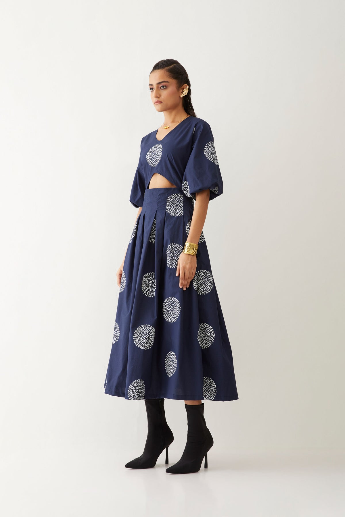 Becca Dress With Beans Print