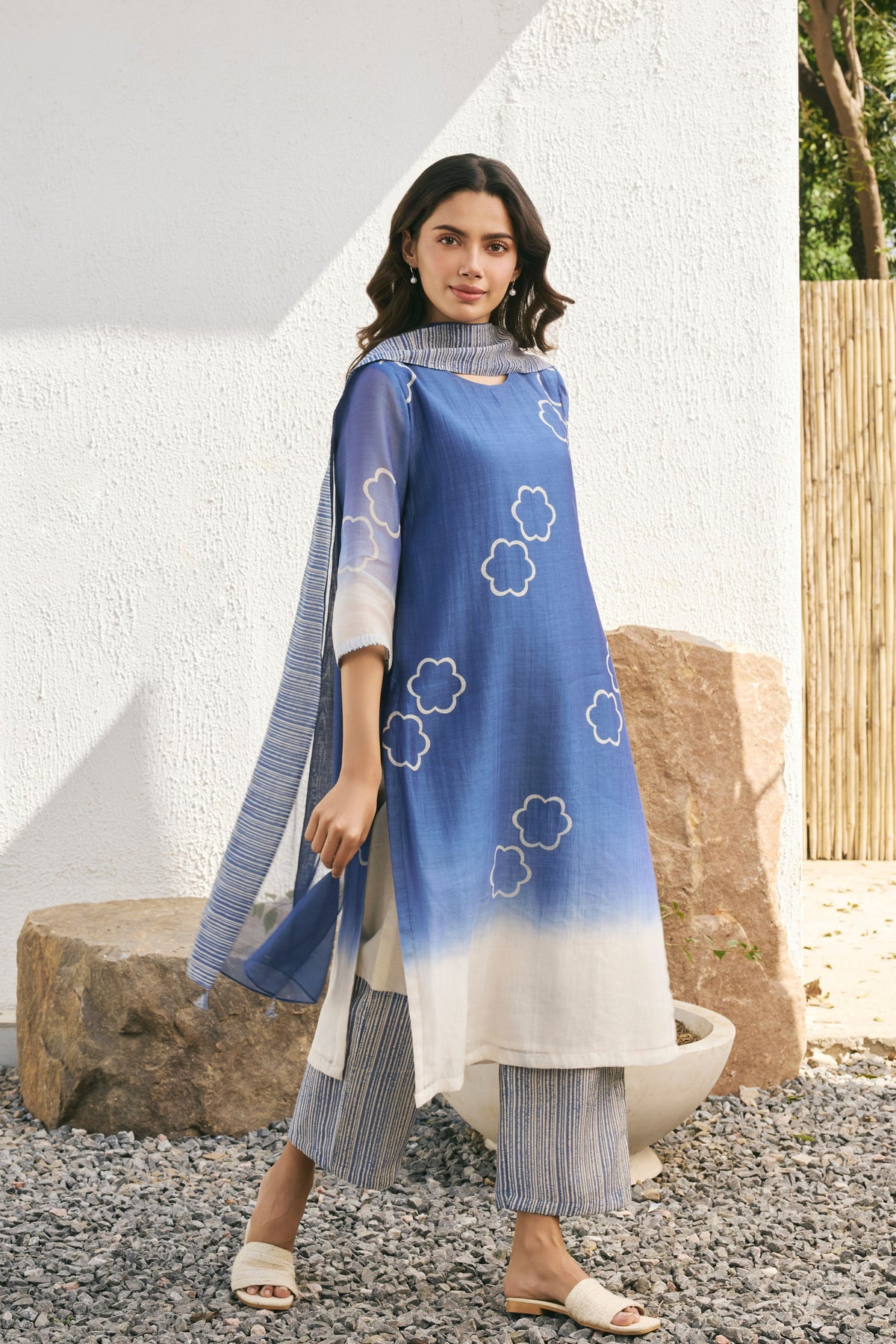 Ocean Blue Kurta Set