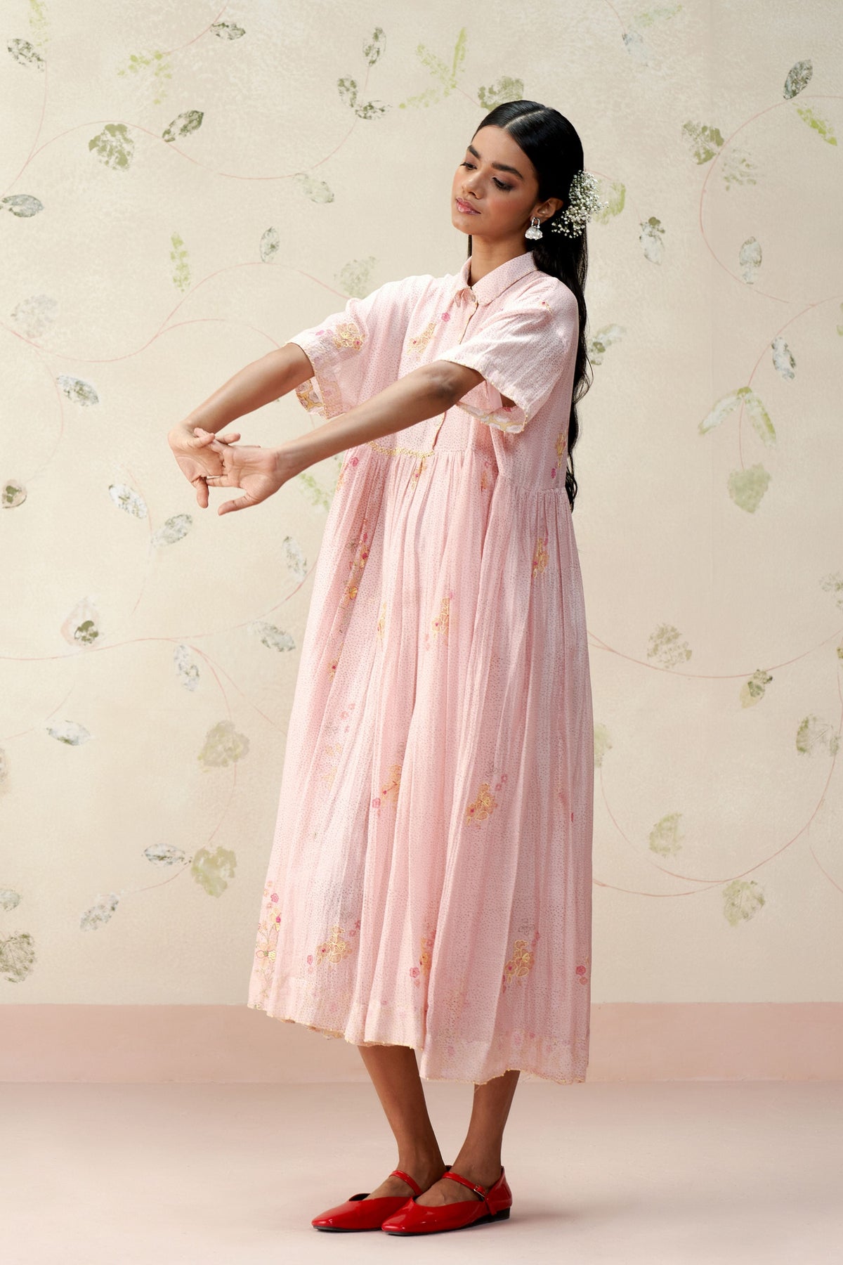 Ossé Baby Pink Dress
