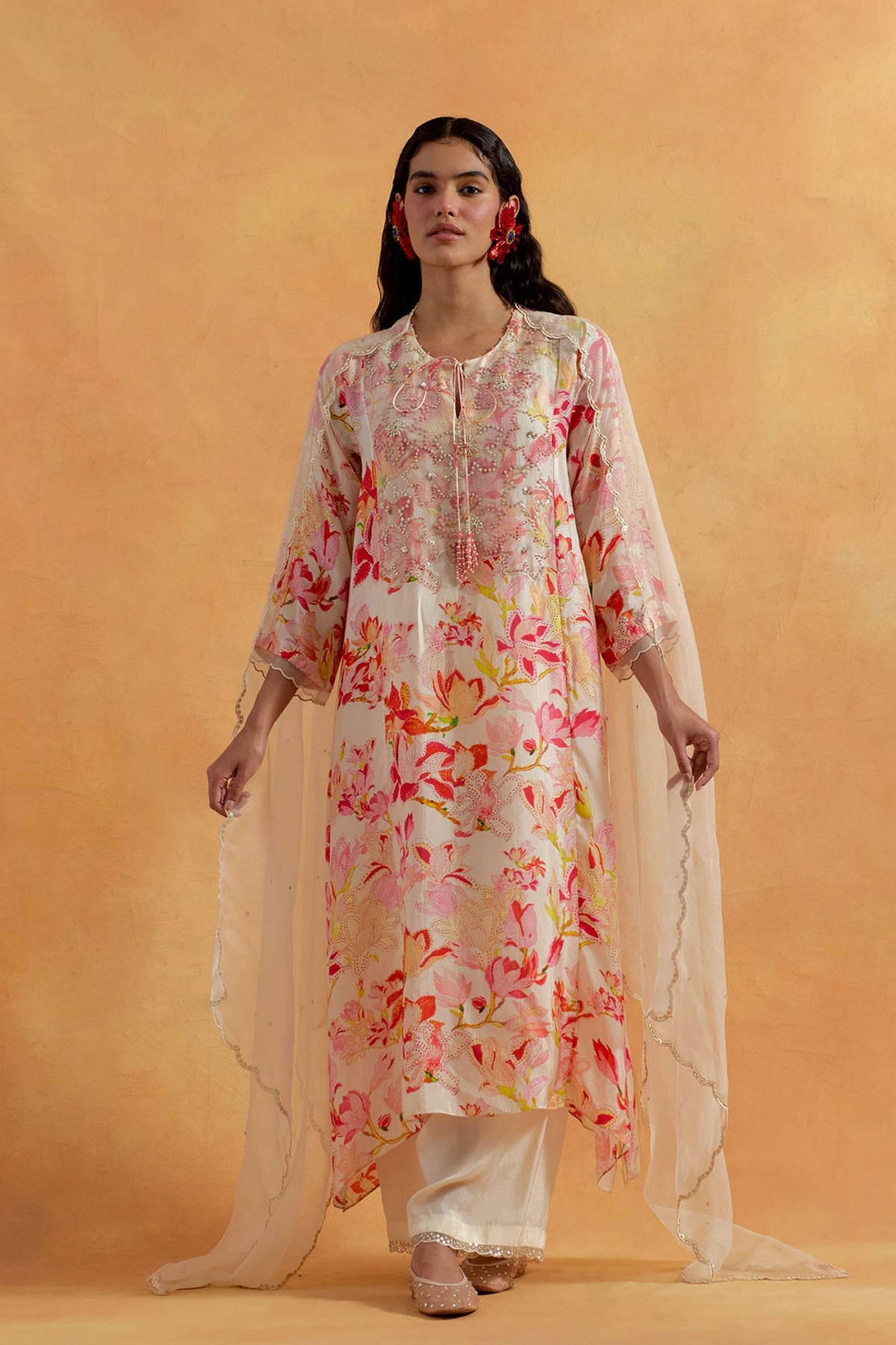 Ecru Dupatta