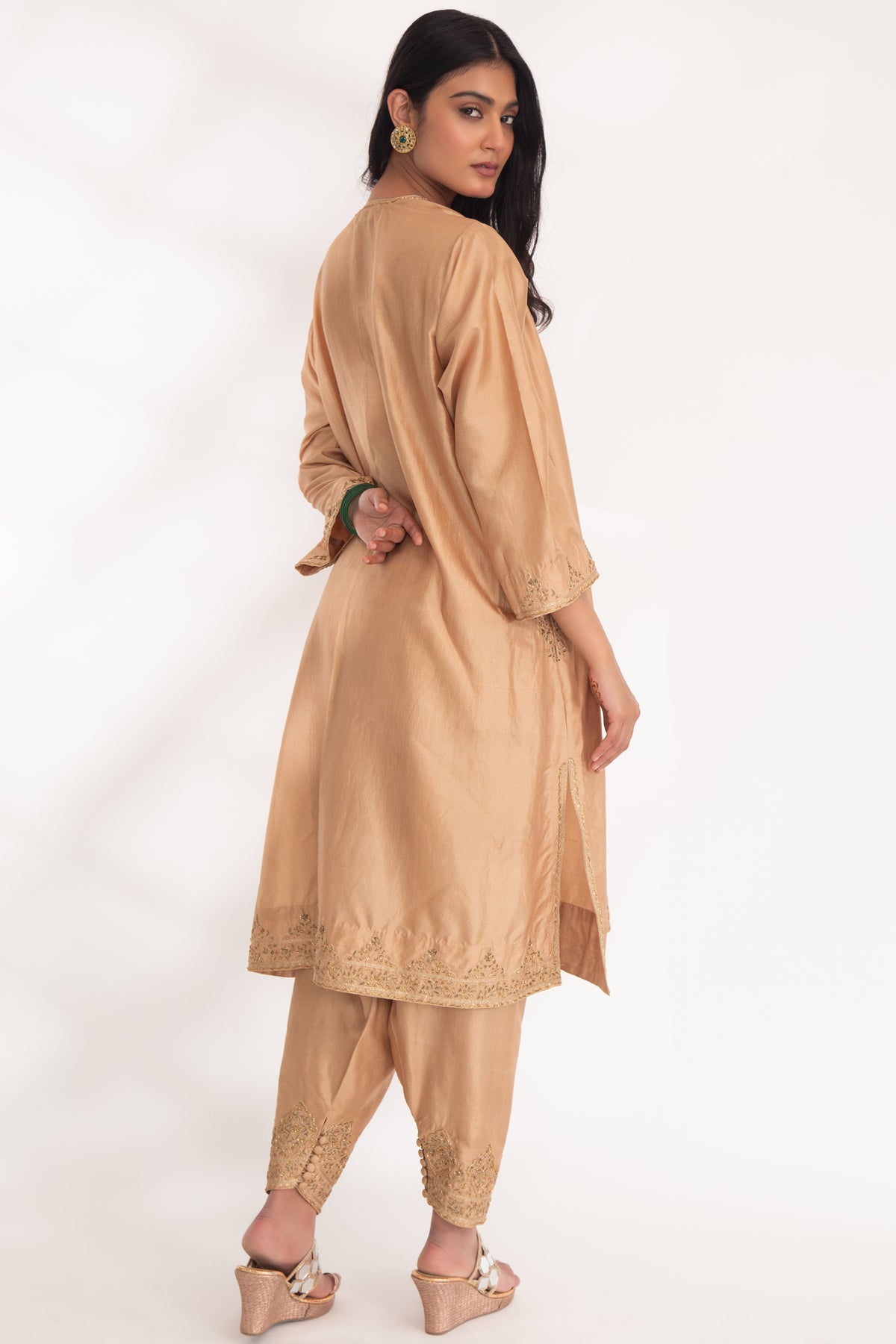 Beige Satya Kurta Set